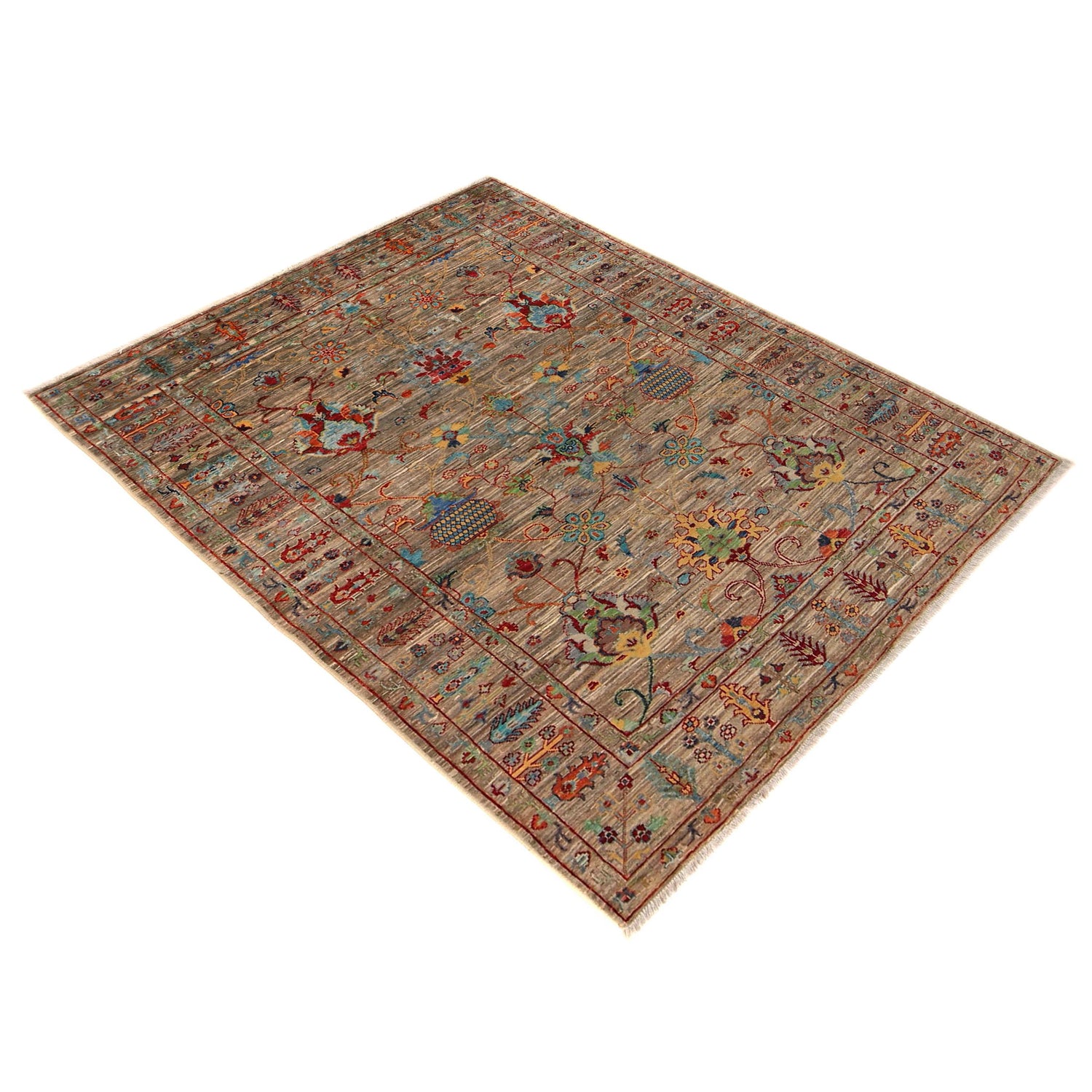 Hand-Knotted Sultani Rug 5' 0" x 6' 8" (ft) - No. P36345