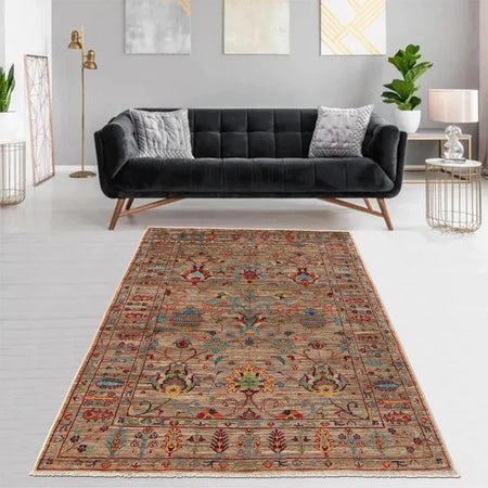 Hand-Knotted Sultani Rug 5' 0" x 6' 8" (ft) - No. P36345