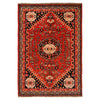 Red Color Shirazi Rug 4' 1" x 6' 0" (ft) - No. P36347