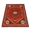 Red Color Shirazi Rug 4' 1" x 6' 0" (ft) - No. P36347