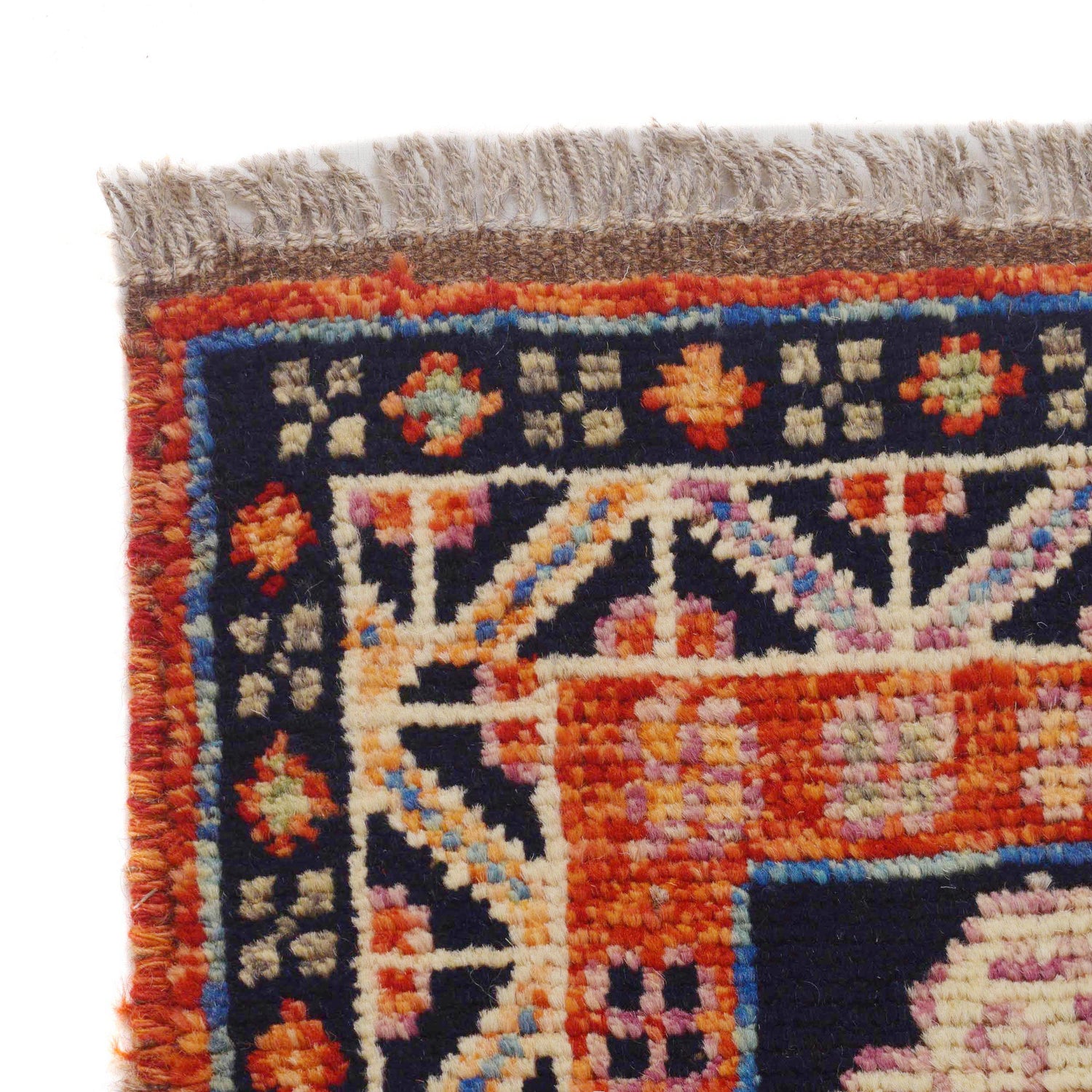 Red Color Shirazi Rug 4' 1" x 6' 0" (ft) - No. P36347