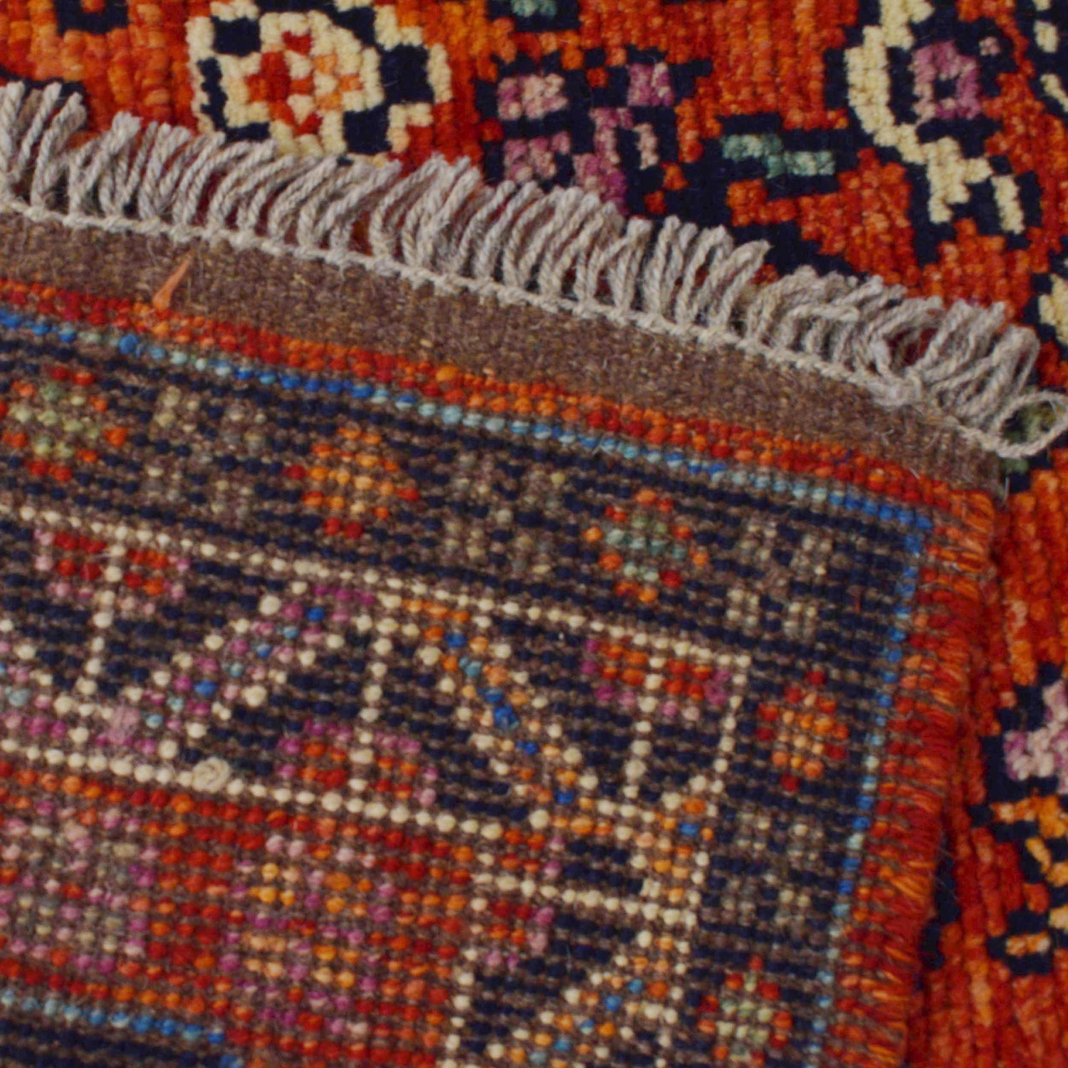 Red Color Shirazi Rug 4' 1" x 6' 0" (ft) - No. P36347