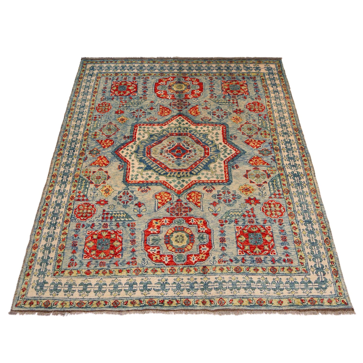 Hand Knotted Mamluk Rug 5' 9" x 7' 8" (ft) - No. P36351