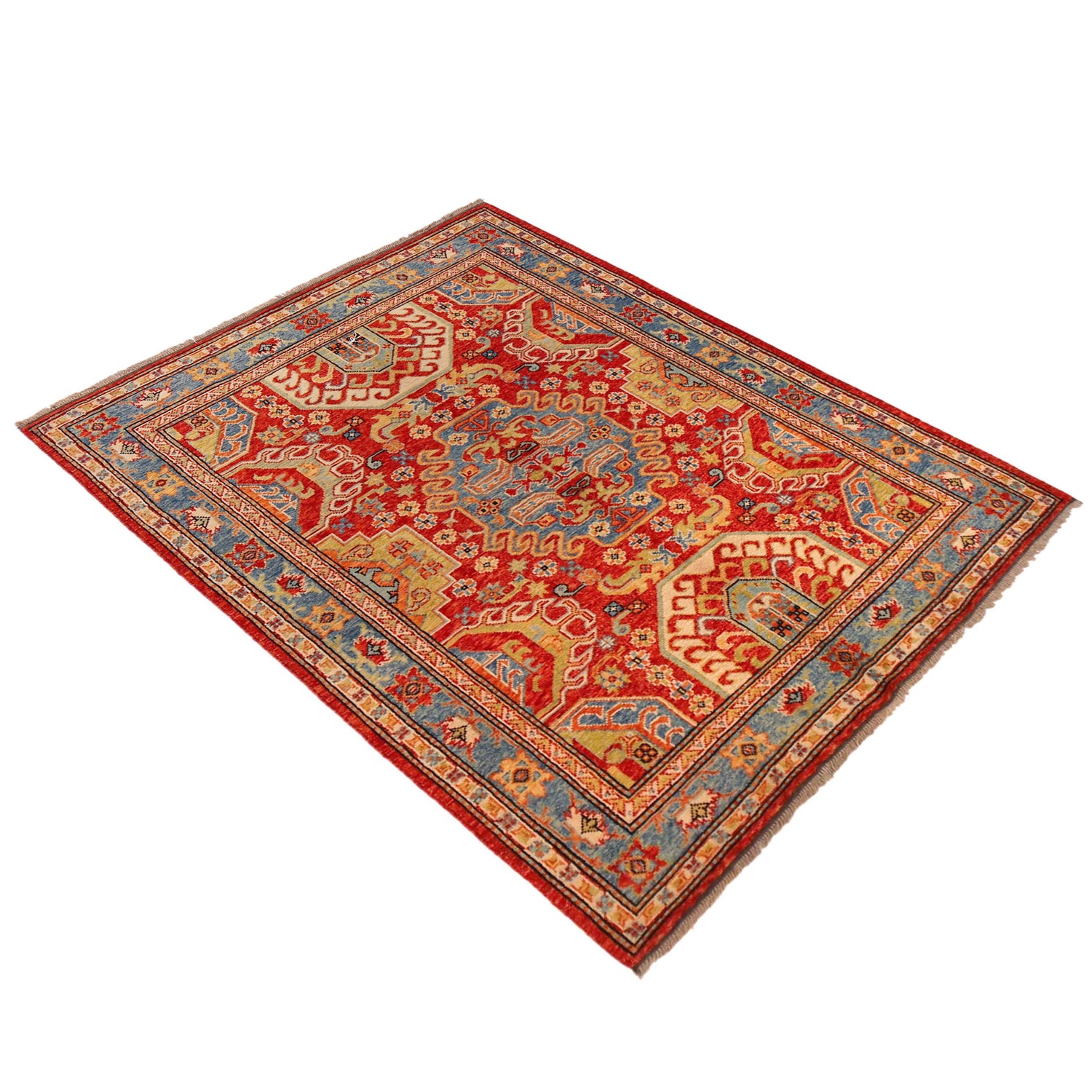 Hand Knotted Sherazi Rug 5' 1" x 6' 7" (ft) - No. P36353