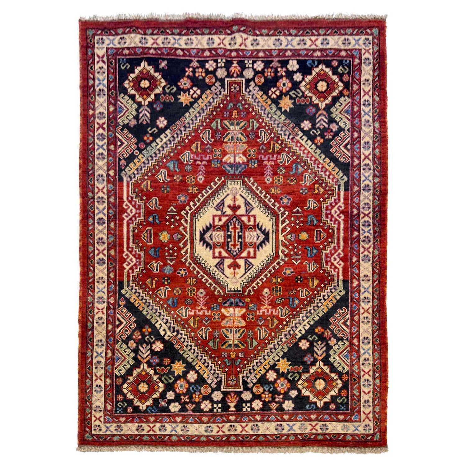 Handmade Sherazi Rug 5' 5" x 7' 5" (ft) - No. P36359