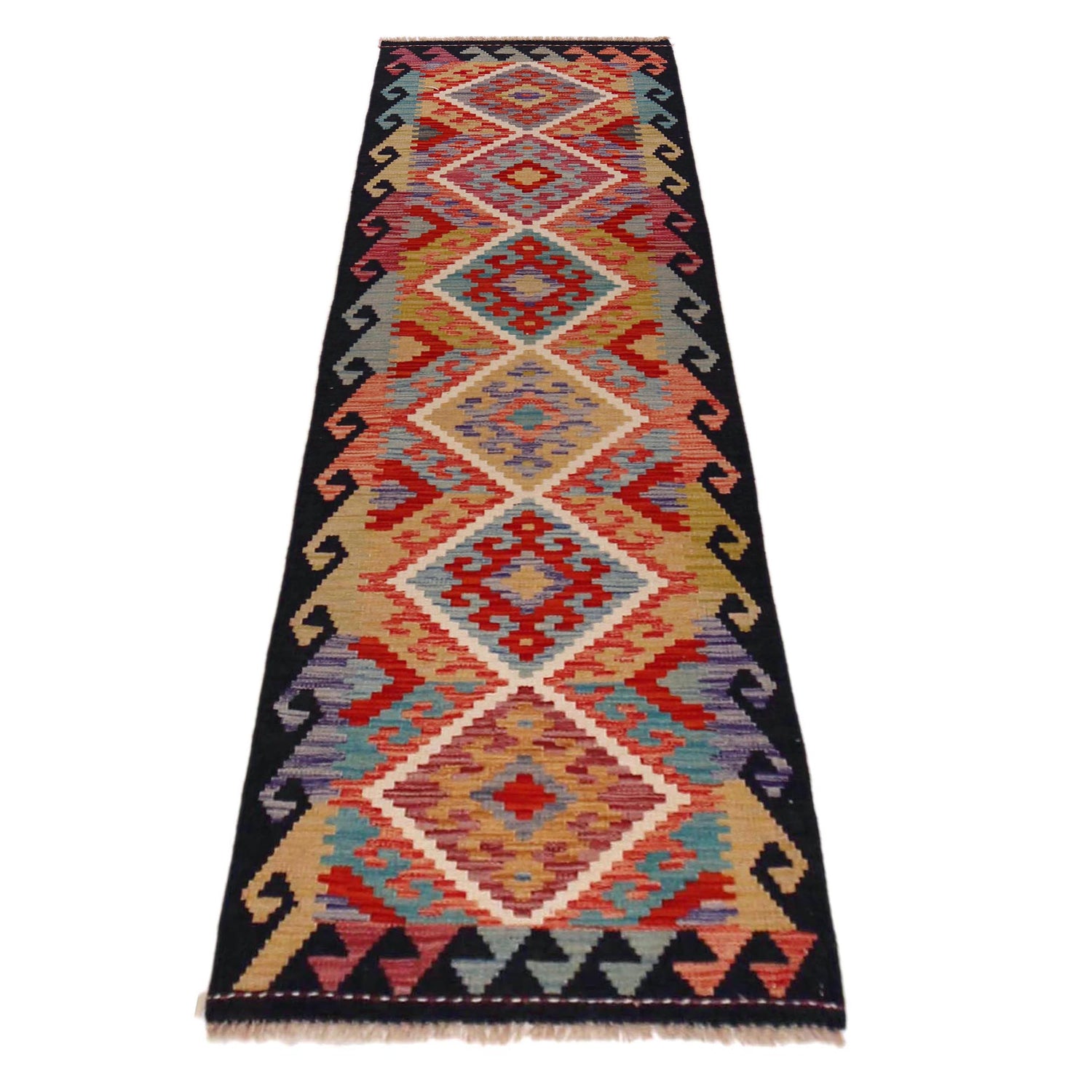 Vegetable Kelim Runner 2' 0" x 6' 9" (ft)- No. P36365