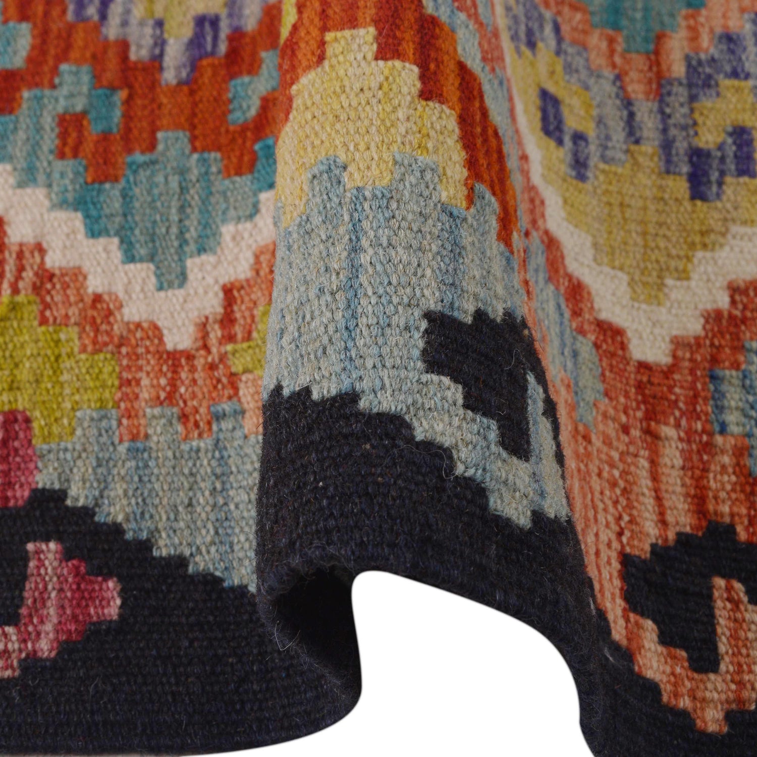 Vegetable Kelim Runner 2' 0" x 6' 9" (ft)- No. P36365