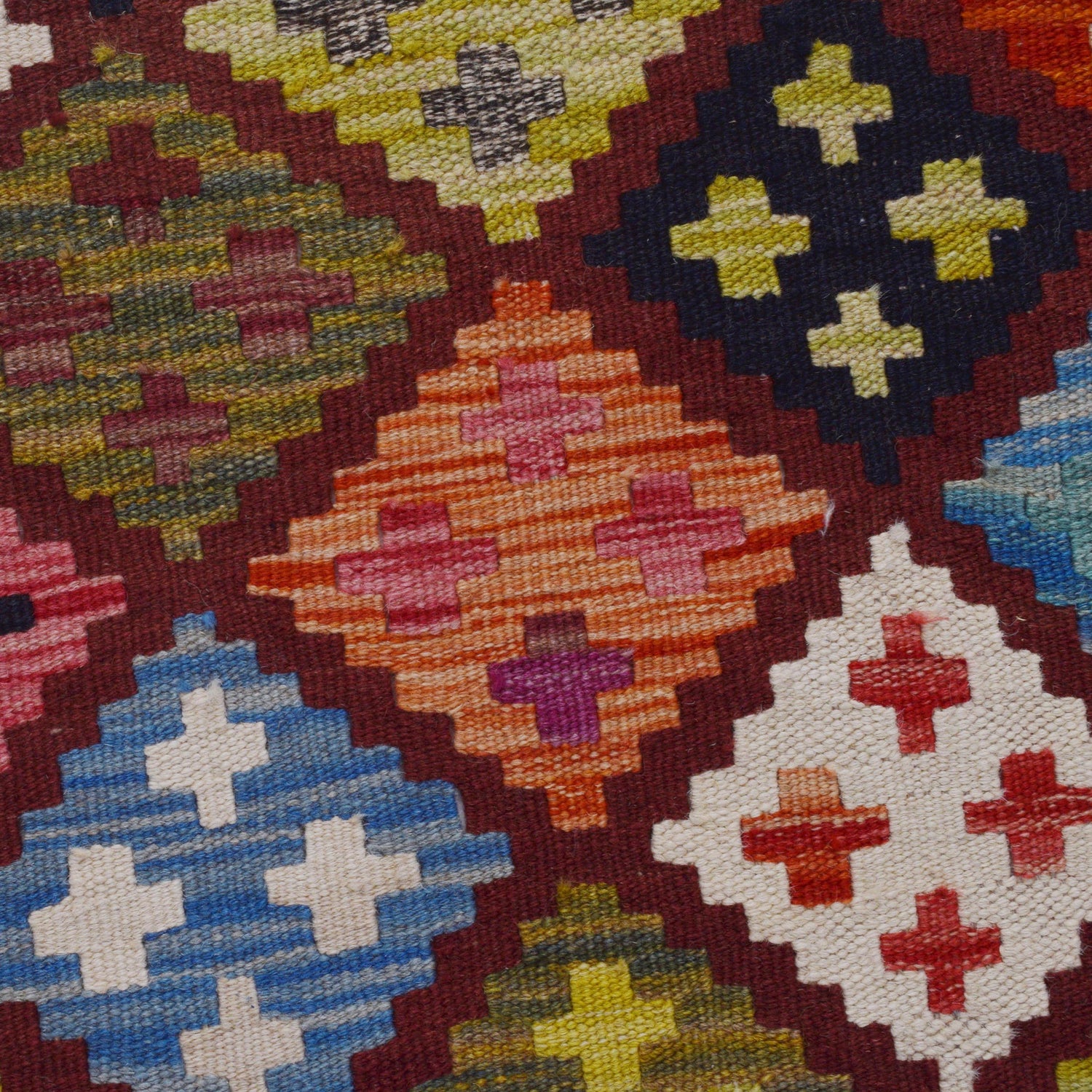 Handmade Vegetable Kelim 3' 3" x 4' 10" (ft) - No. P36369