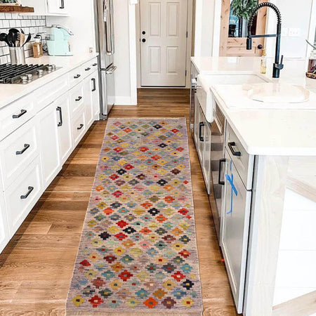 Vegetable Kelim Runner 1' 11" x 4' 9" (ft)- No. P36372