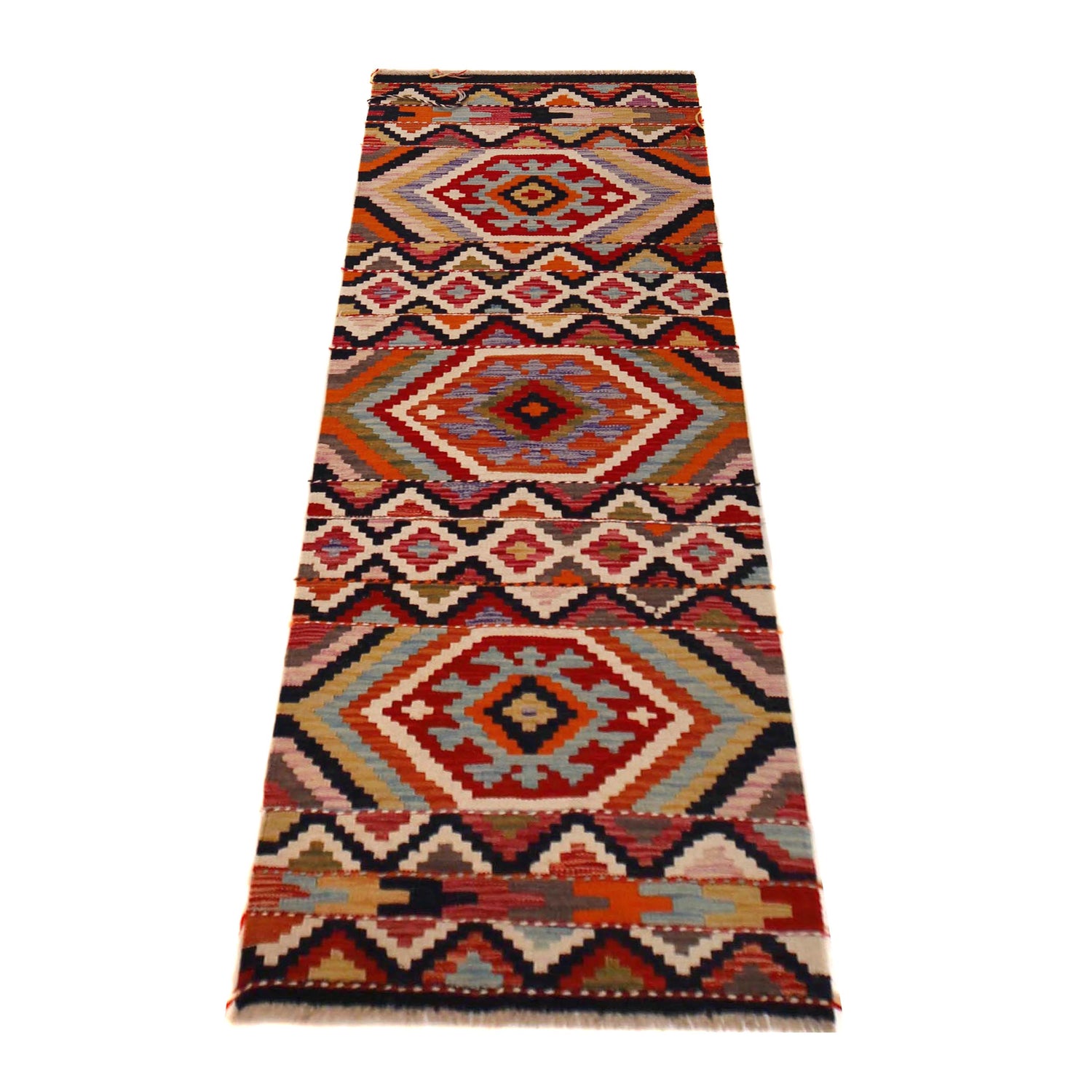 Vegetable Kelim Runner 2' 2" x 6' 7" (ft)- No. P36374