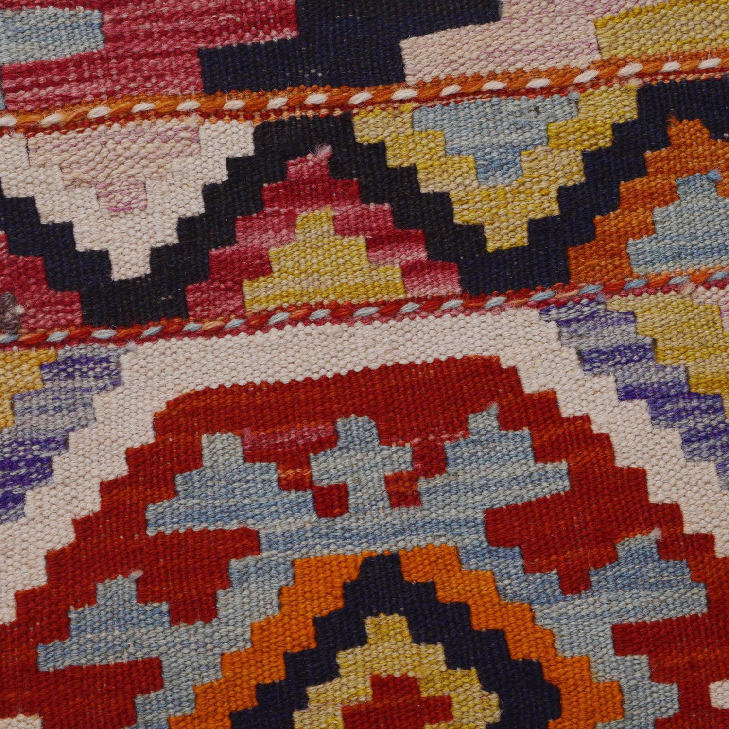 Vegetable Kelim Runner 2' 2" x 6' 7" (ft)- No. P36374