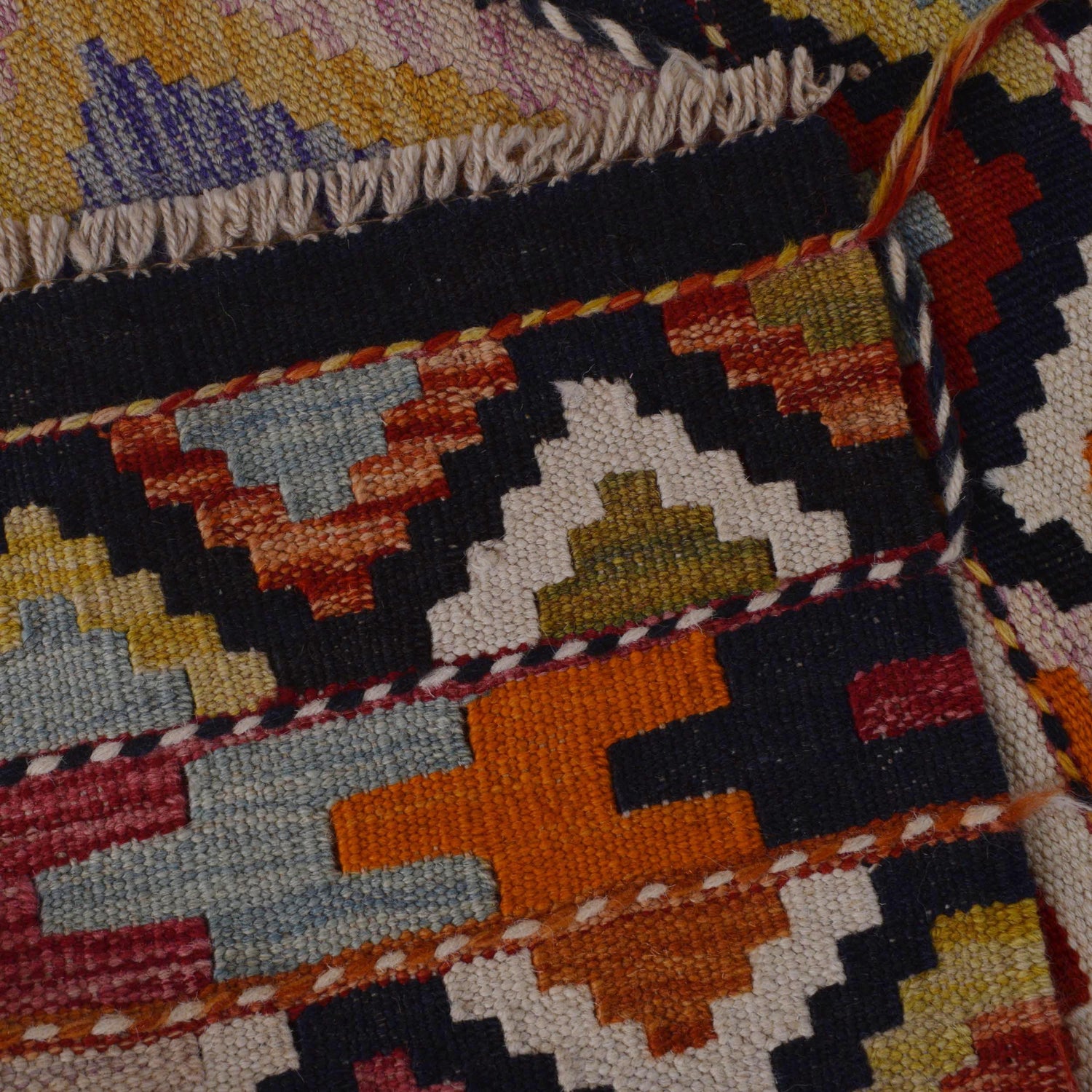 Vegetable Kelim Runner 2' 2" x 6' 7" (ft)- No. P36374