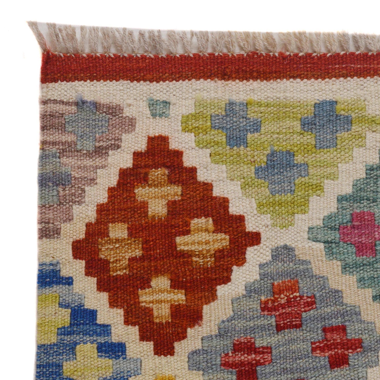 Handmade Vegetable Kilim 4' 3" x 5' 9" (ft) - No. P36376
