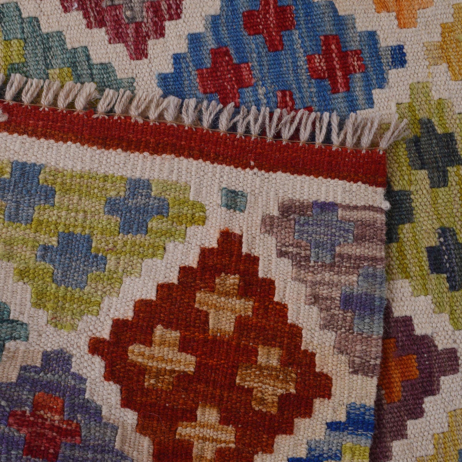 Handmade Vegetable Kilim 4' 3" x 5' 9" (ft) - No. P36376