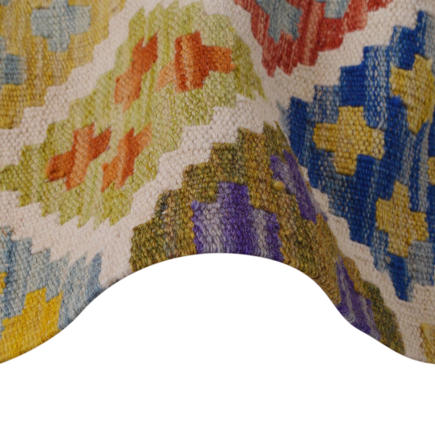 Handmade Vegetable Kilim 4' 3" x 5' 9" (ft) - No. P36376