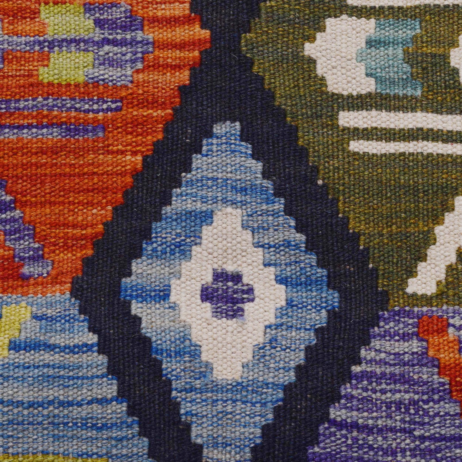 Handmade Vegetable Kilim 5' 2" x 6' 8" (ft) - No. P36378