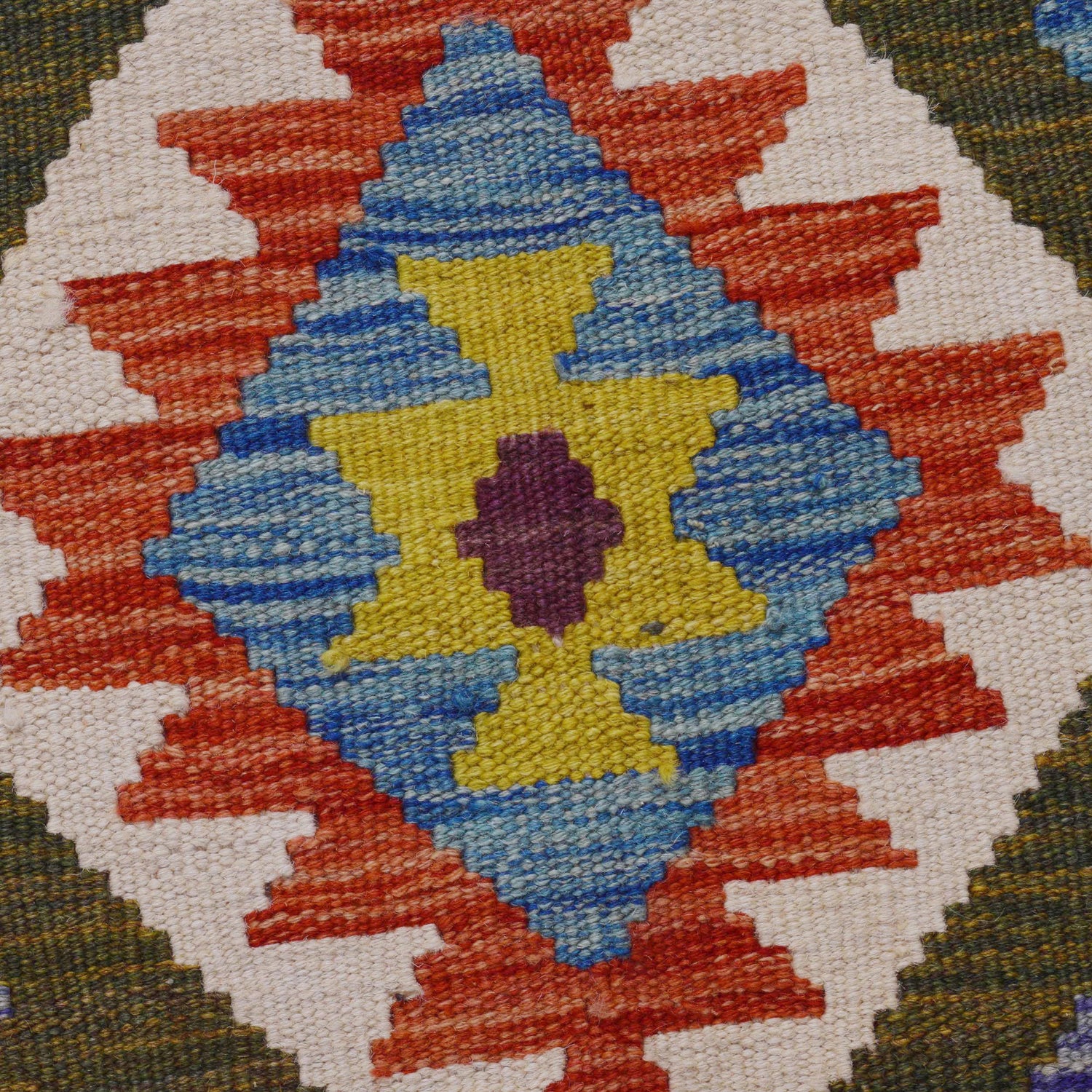 Handmade Vegetable Kelim 5' 9" x 7' 11" (ft) - No. P36380