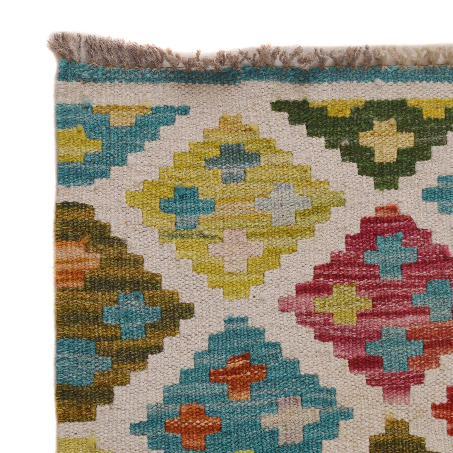 Handmade Vegetable Kelim 4' 1" x 5' 9" (ft) - No. P36384