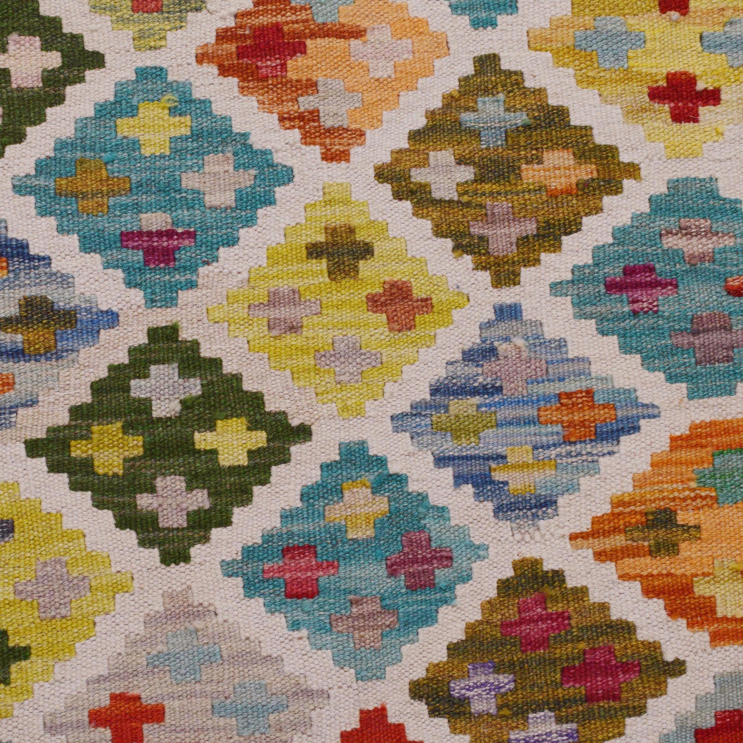 Handmade Vegetable Kelim 4' 1" x 5' 9" (ft) - No. P36384