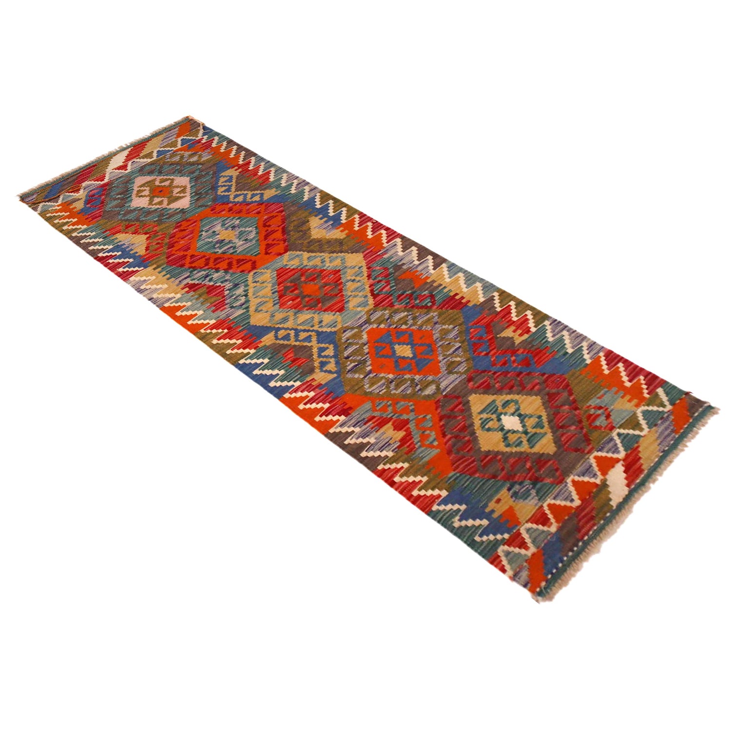 Vegetable Kilim Runner 2' 1" x 6' 9" (ft)- No. P36385