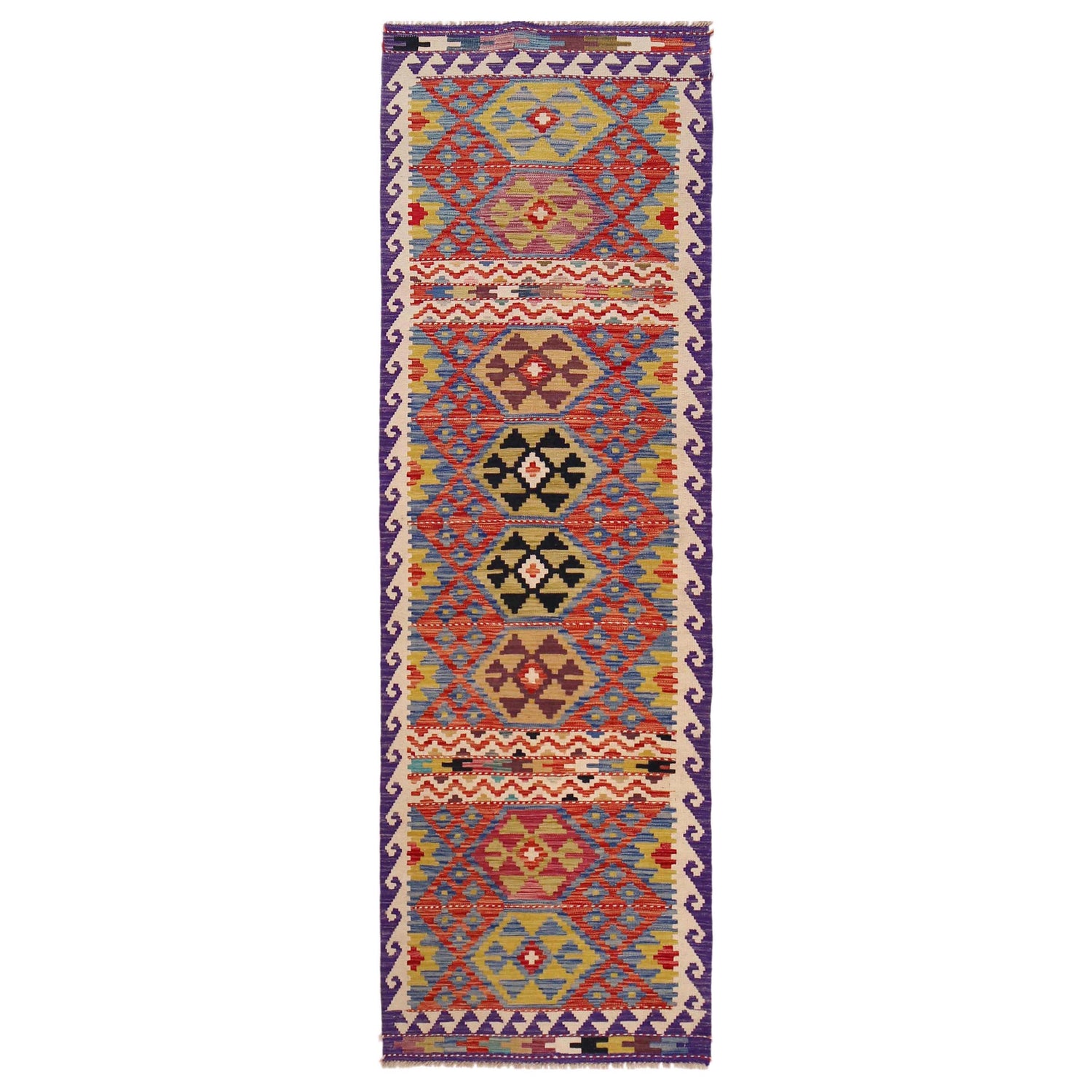 Vegetable Kilim Runner 2' 9" x 9' 8" (ft) - No. P36386