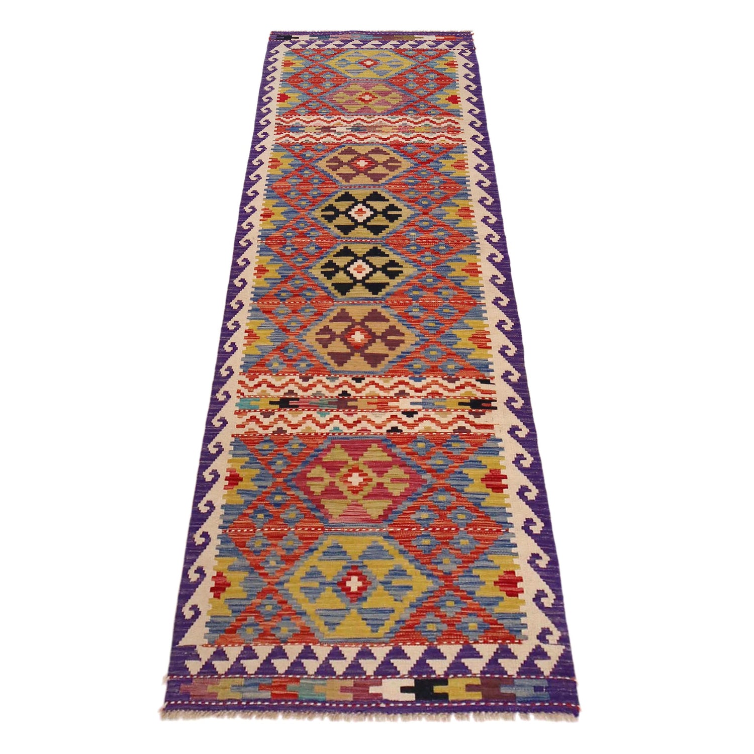 Vegetable Kilim Runner 2' 9" x 9' 8" (ft) - No. P36386