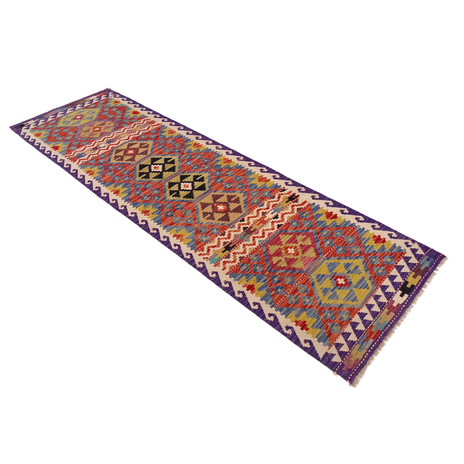 Vegetable Kilim Runner 2' 9" x 9' 8" (ft) - No. P36386
