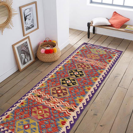 Vegetable Kilim Runner 2' 9" x 9' 8" (ft) - No. P36386
