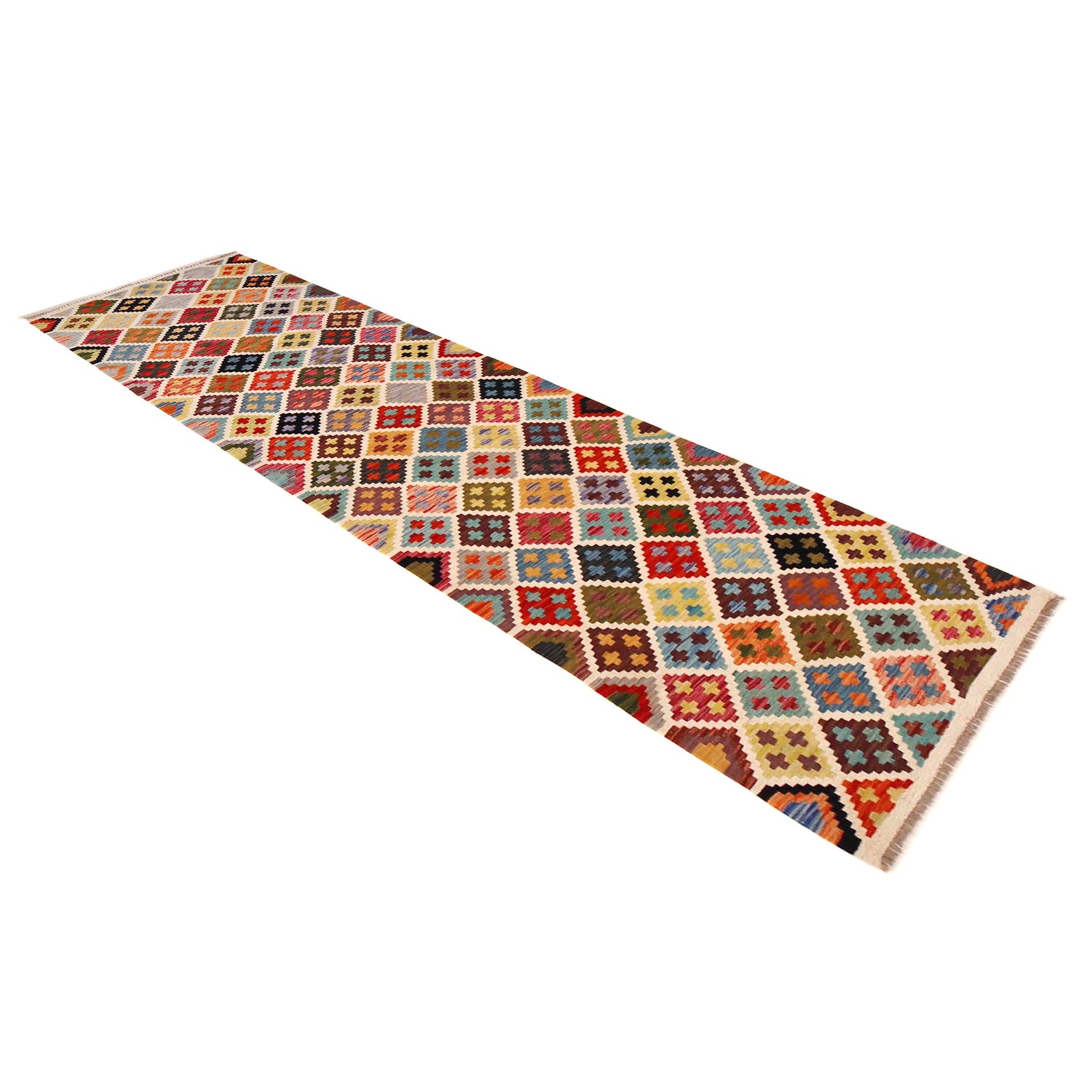 Vegetable Kelim Runner 2' 8" x 9' 7" (ft) - No. P36387