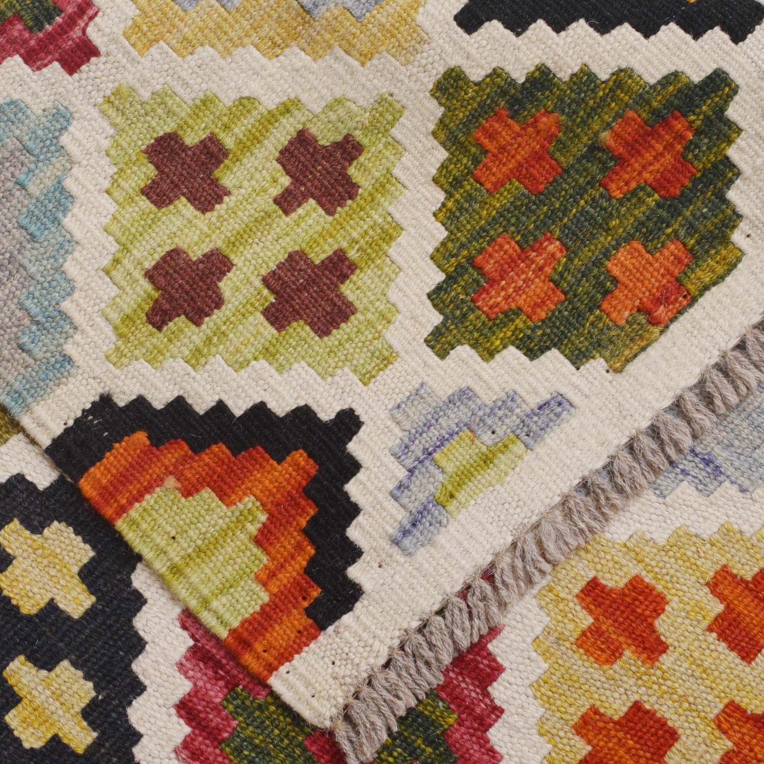 Vegetable Kelim Runner 2' 8" x 9' 7" (ft) - No. P36387