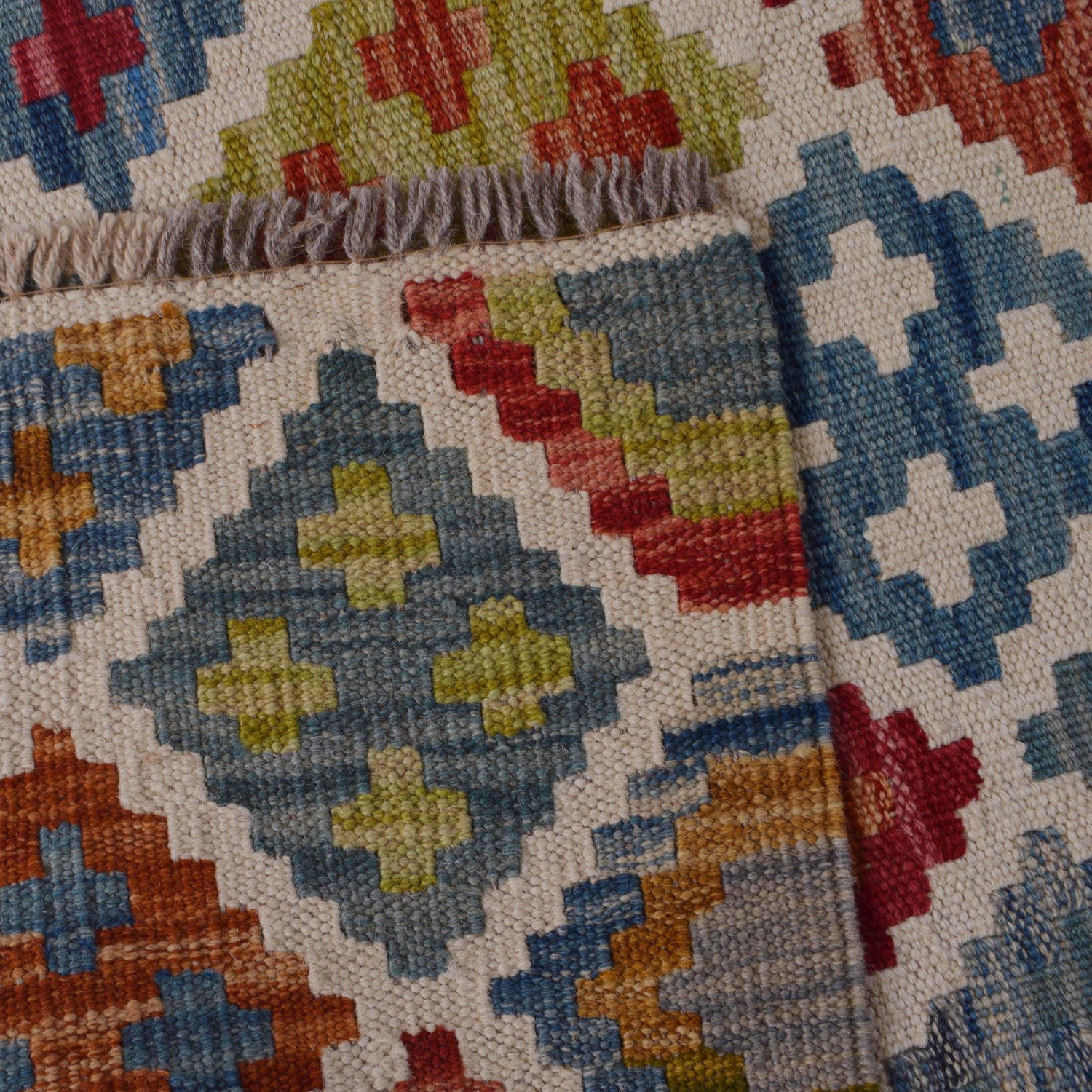 Handmade Vegetable Kelim 3' 3" x 5" 0" (ft) - No. P36390