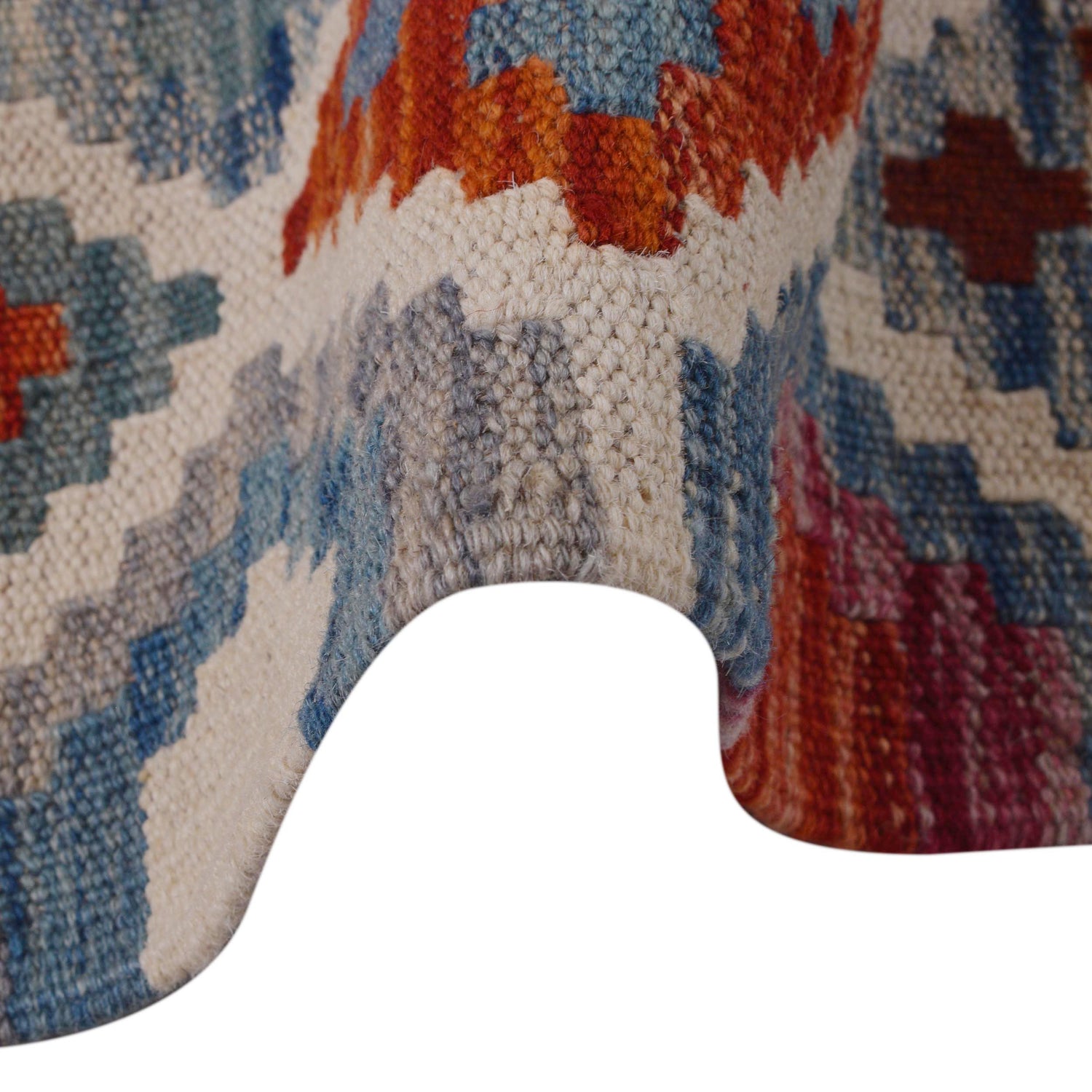 Handmade Vegetable Kelim 3' 3" x 5" 0" (ft) - No. P36390