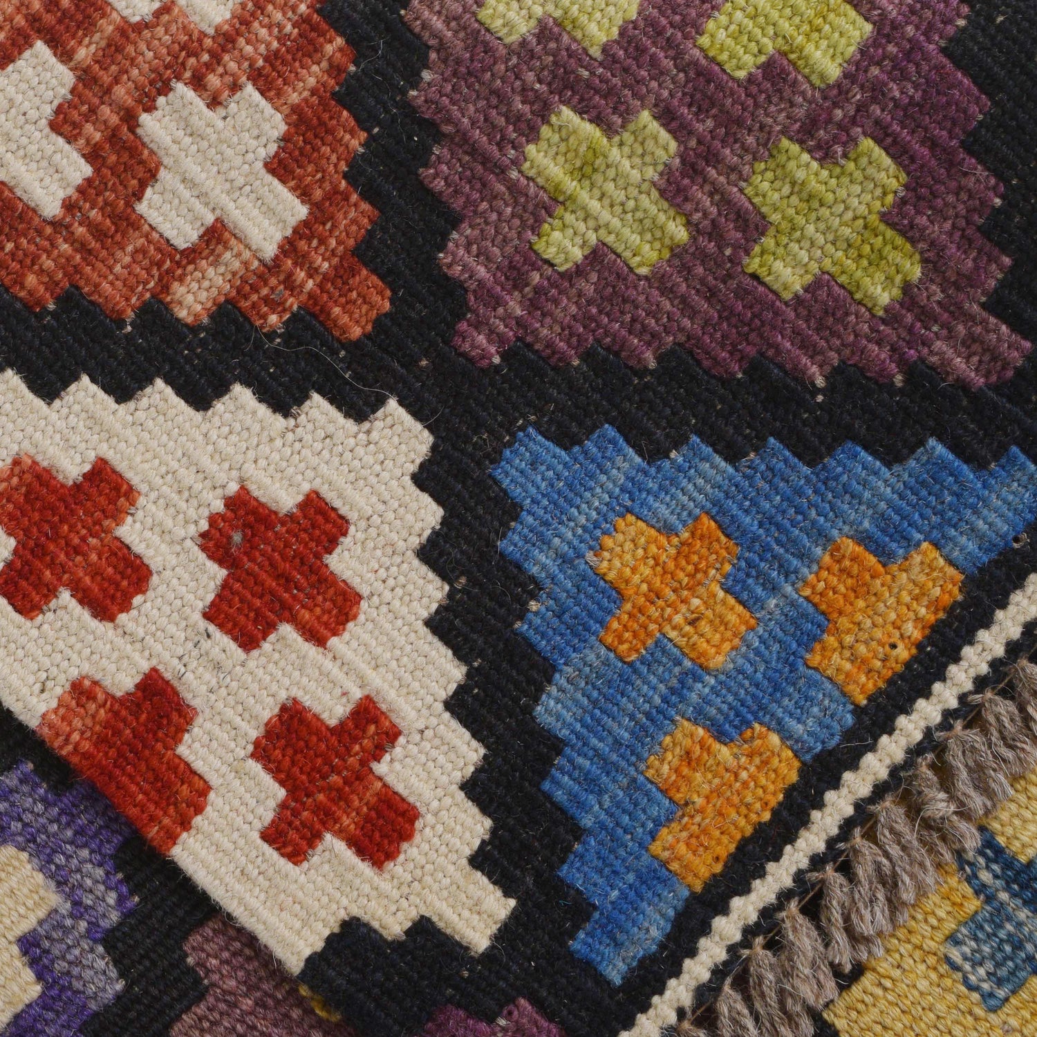 Handmade Vegetable Kilim 3' 4" x 5" 0" (ft) - No. P36391