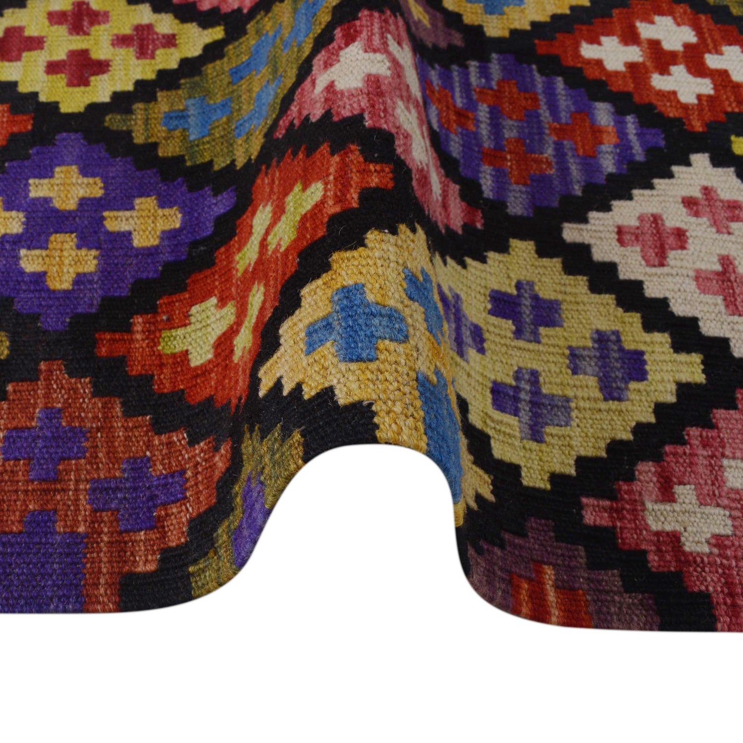 Handmade Vegetable Kelim 3' 5" x 5" 0" (ft) - No. P36392