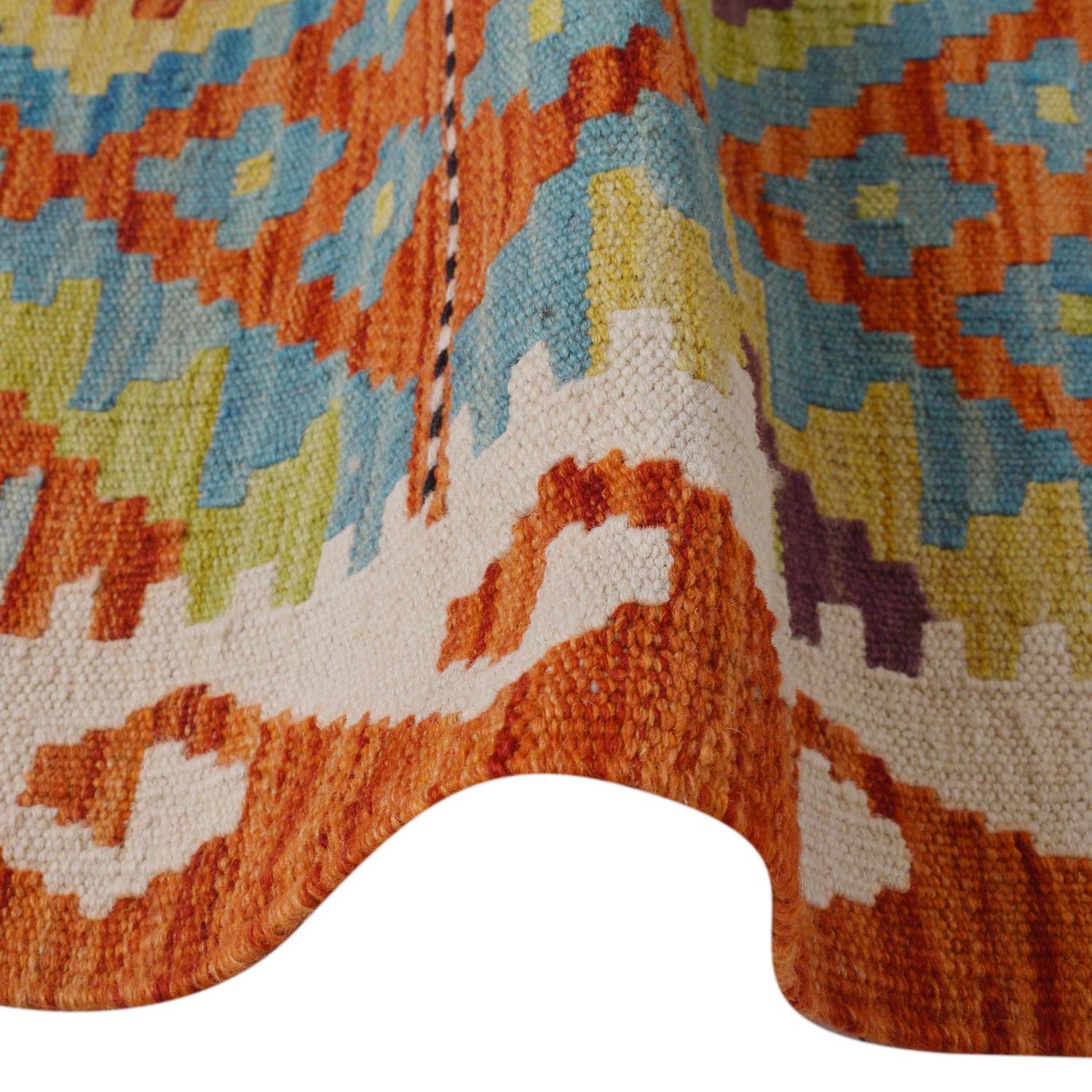 Vegetable Kelim Runner 2' 10" x 9' 9" (ft) - No. P36394