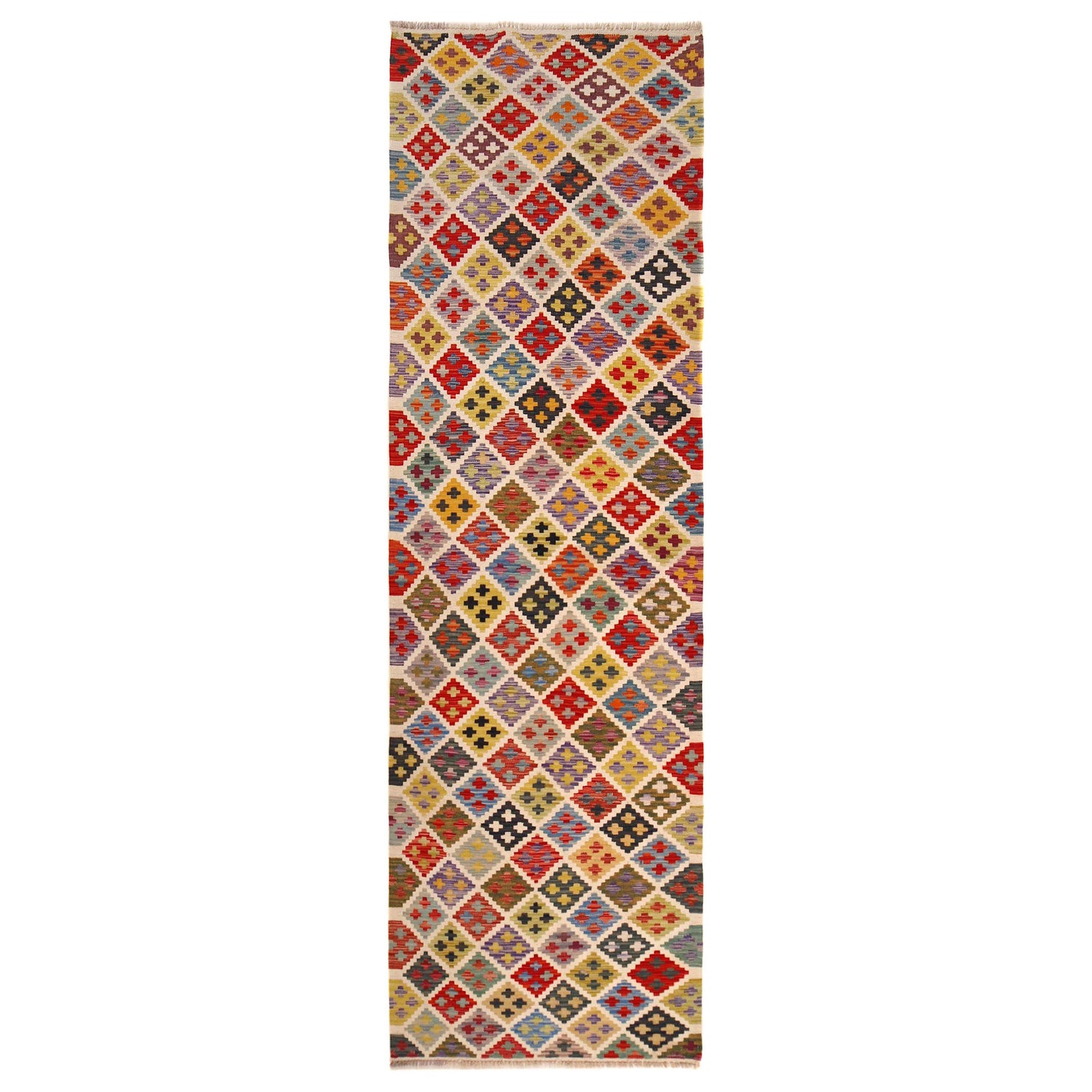 Vegetable Kilim Runner 2' 10" x 9' 8" (ft) - No. P36396