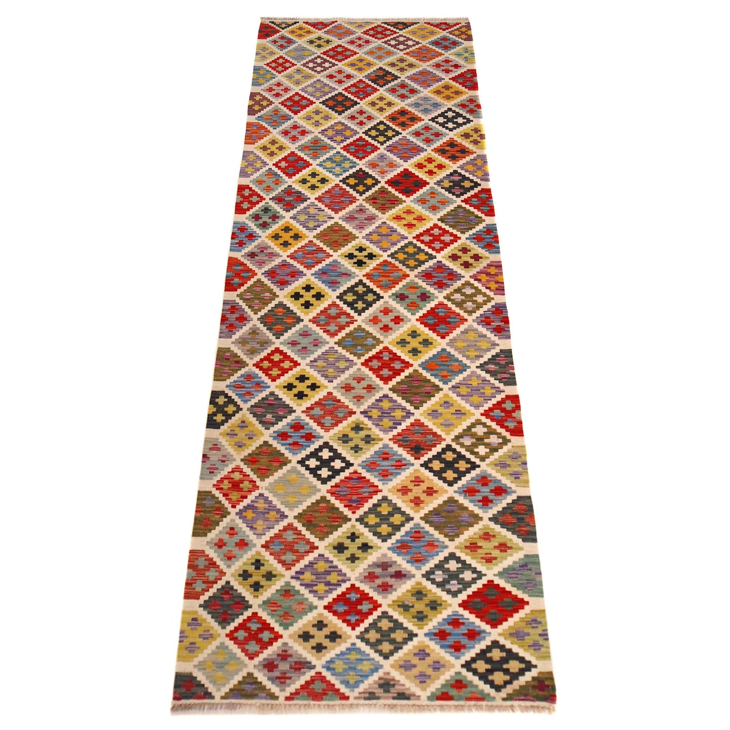 Vegetable Kilim Runner 2' 10" x 9' 8" (ft) - No. P36396