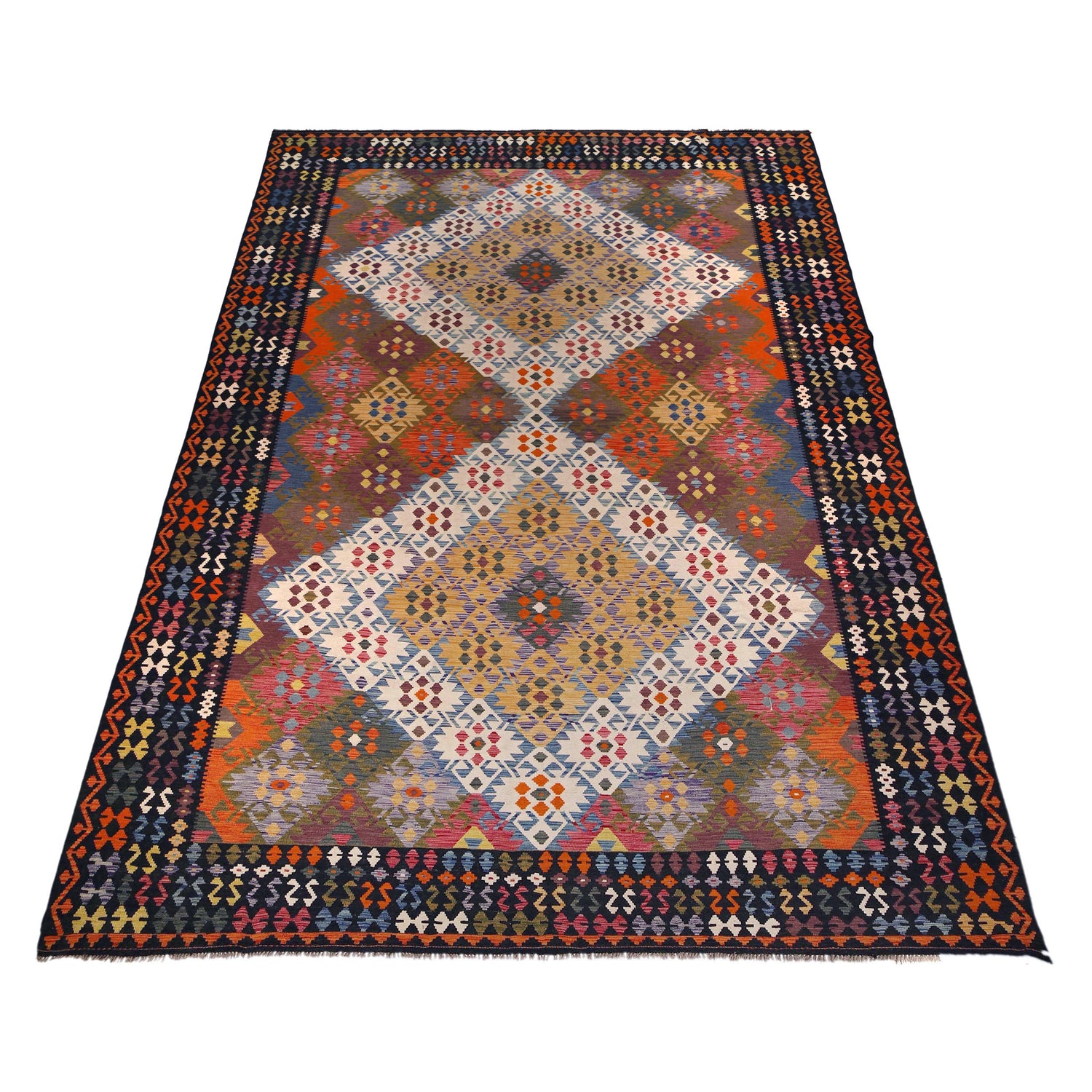 Handmade Vegetable Kilim 10' 2" x 16' 5" (ft) - No. P36398