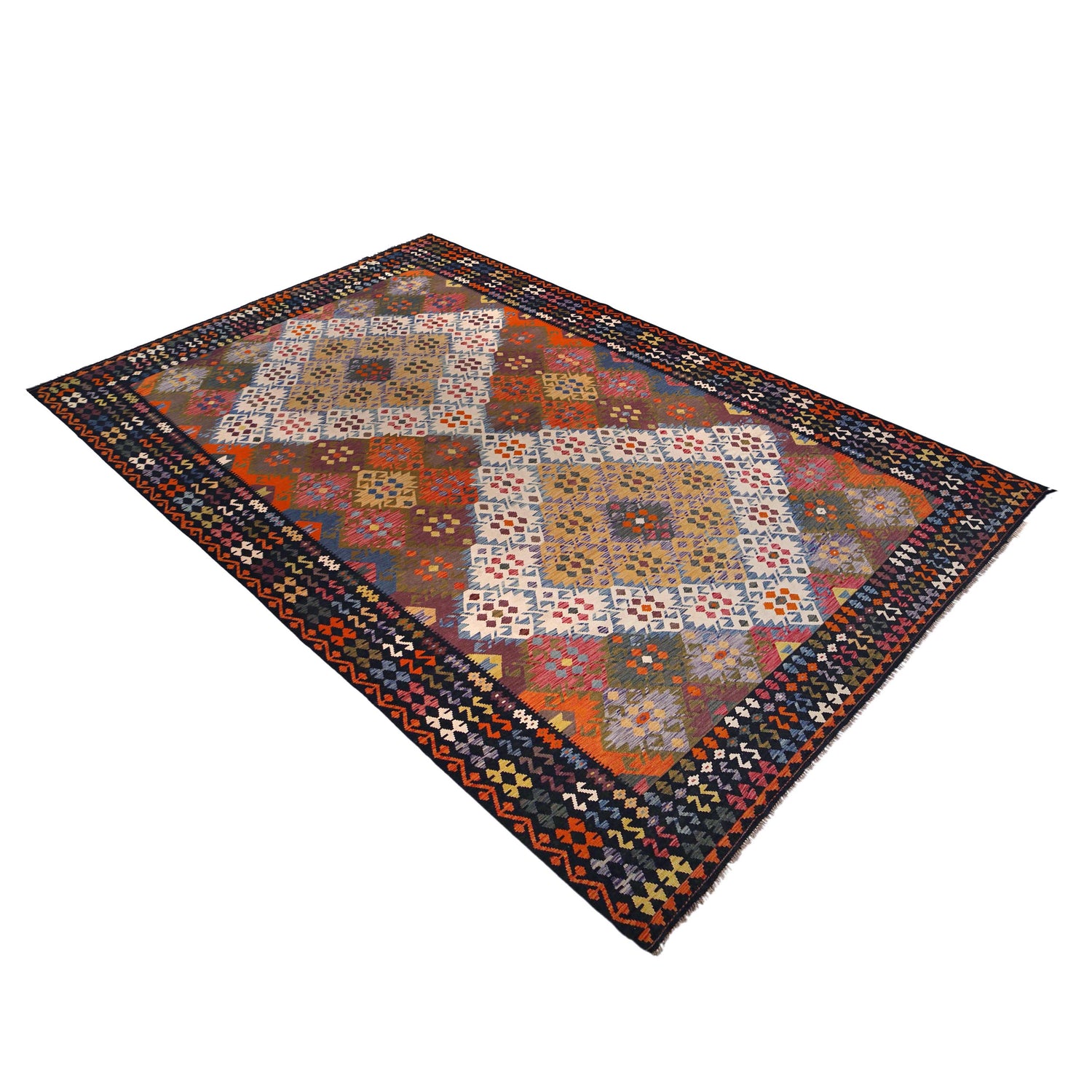 Handmade Vegetable Kilim 10' 2" x 16' 5" (ft) - No. P36398