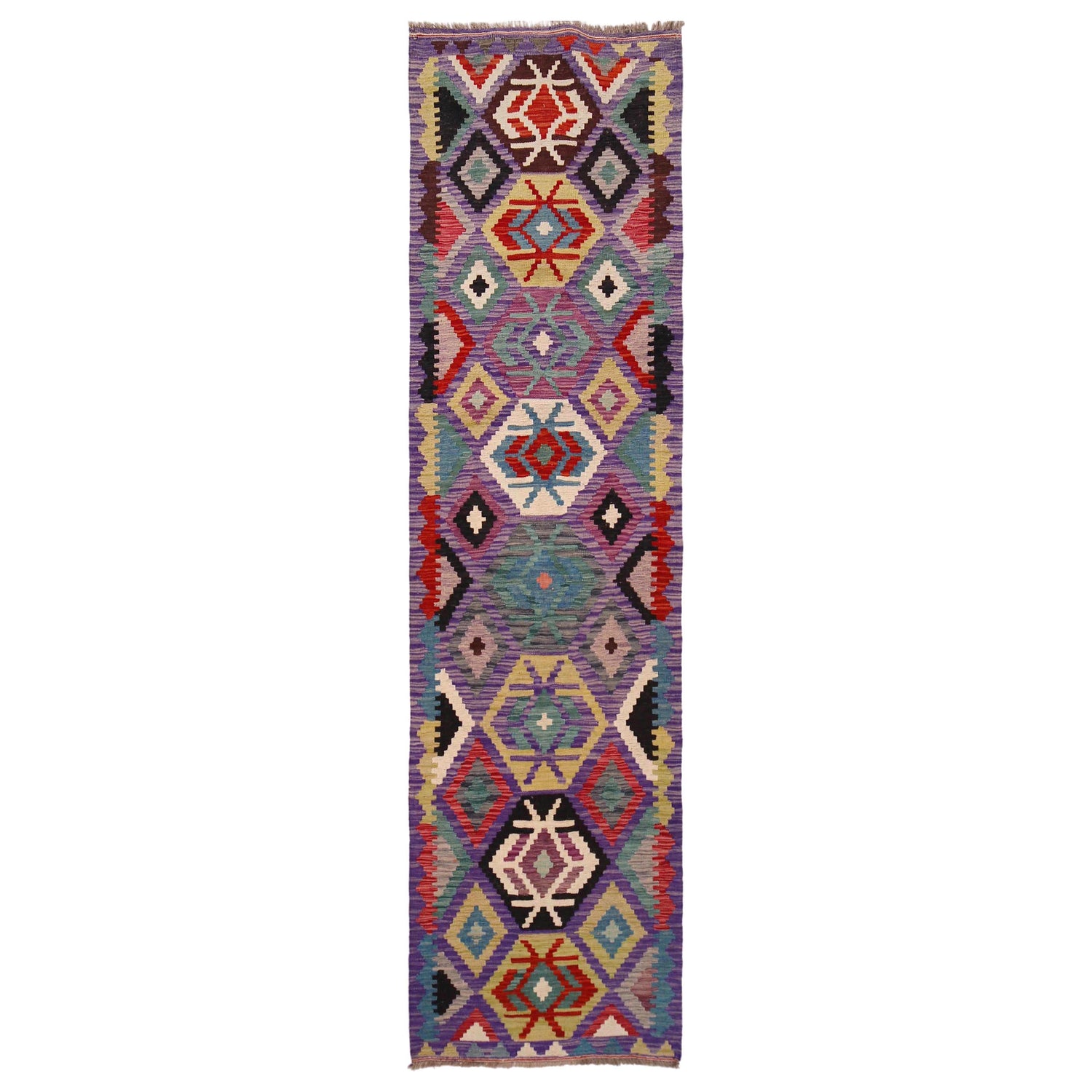 Vegetable Kelim Runner 2' 6" x 9' 11" (ft) - No. P36400