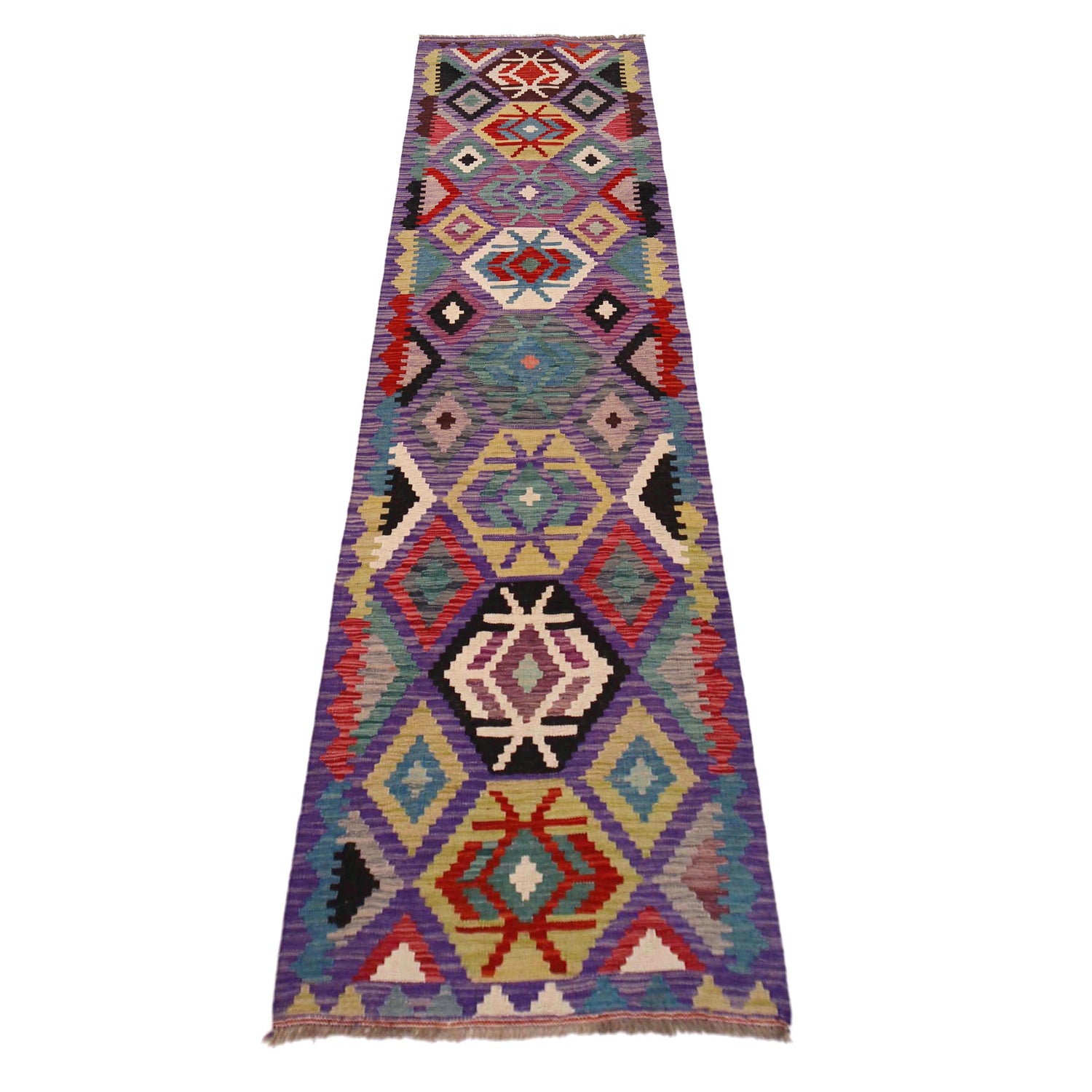 Vegetable Kelim Runner 2' 6" x 9' 11" (ft) - No. P36400