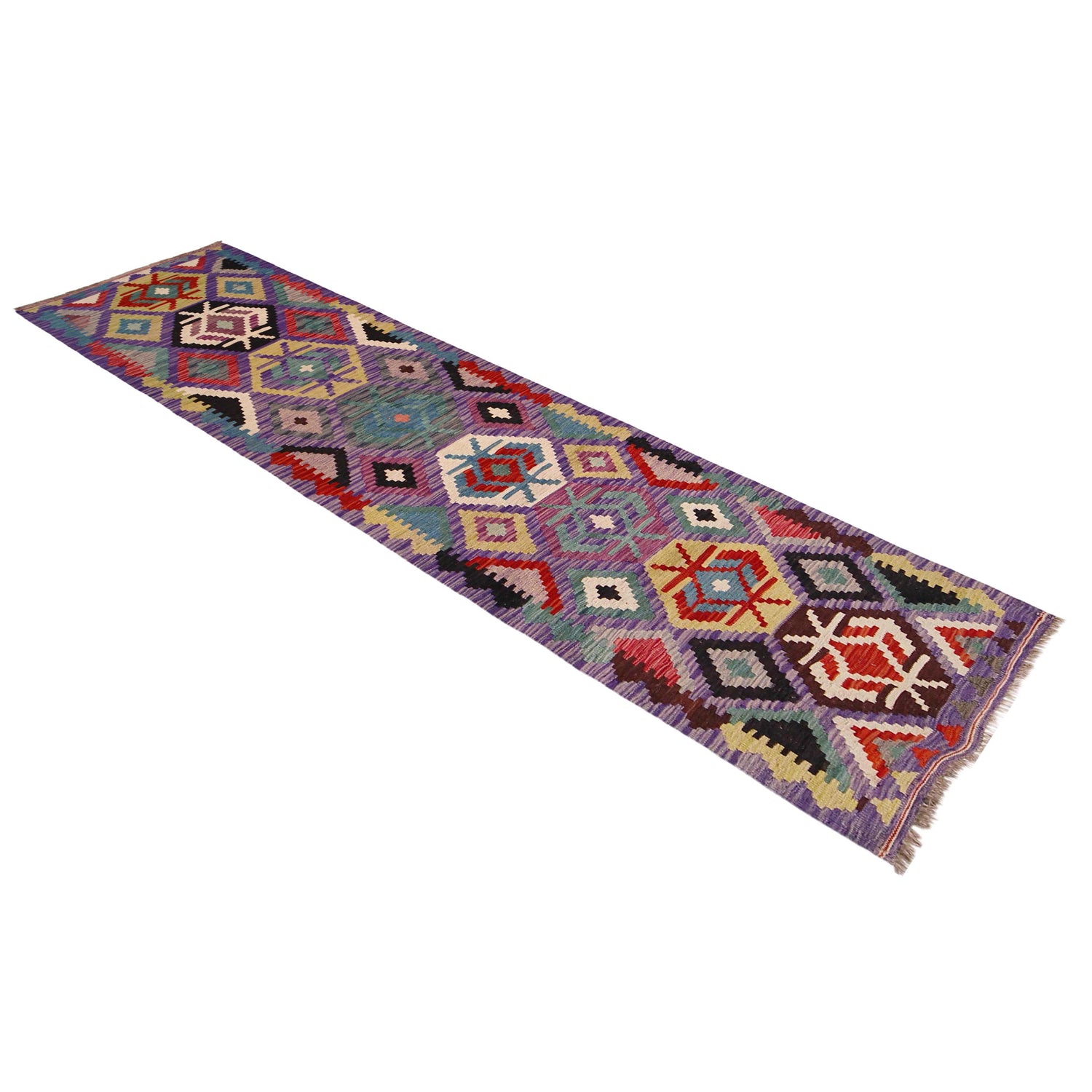 Vegetable Kelim Runner 2' 6" x 9' 11" (ft) - No. P36400