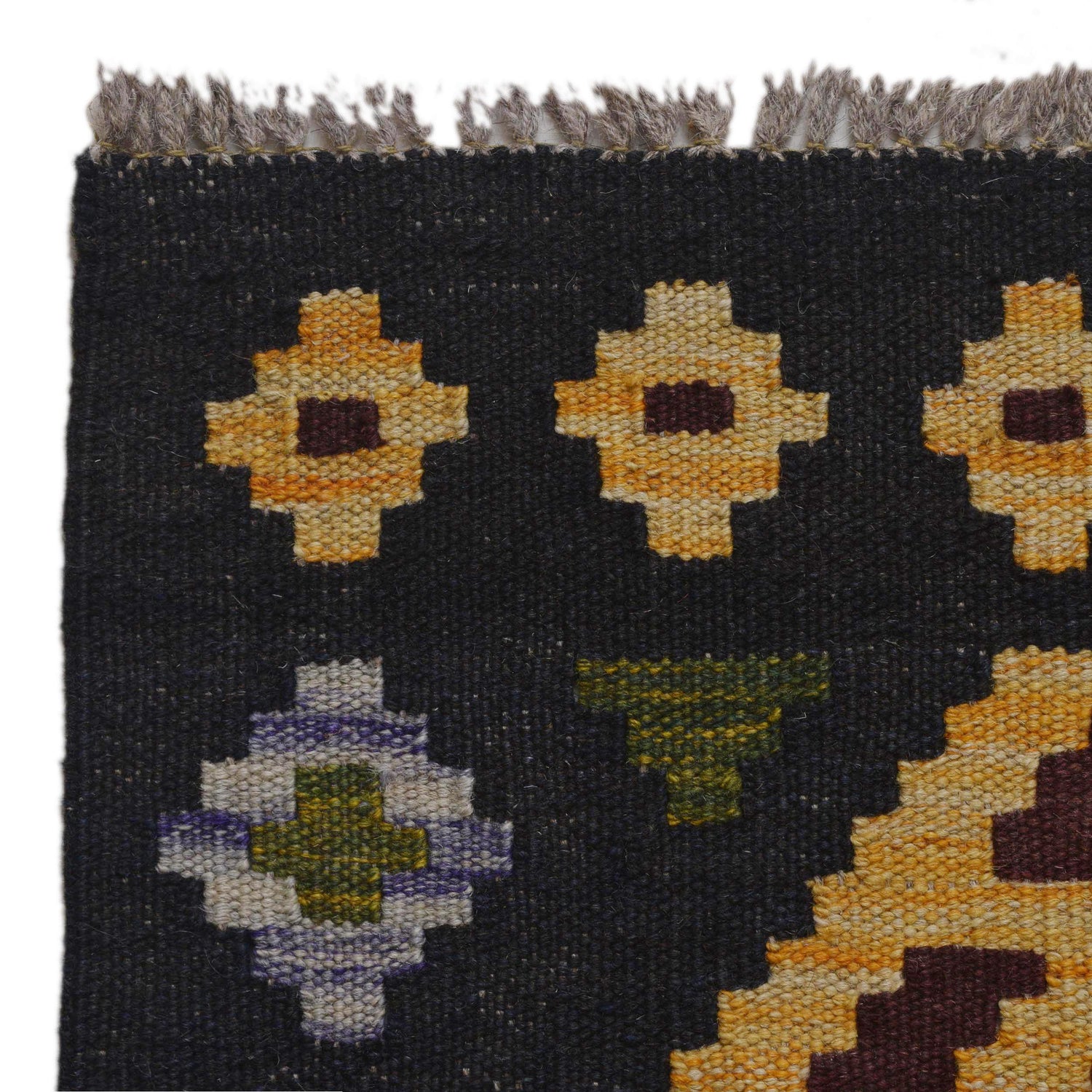 Handmade Vegetable Kilim 8' 6" x 9' 10" (ft) - No. P36402