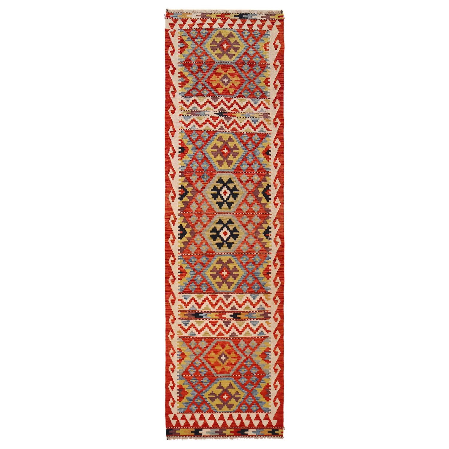 Vegetable Kilim Runner 2' 8" x 10' 3" (ft) - No. P36403