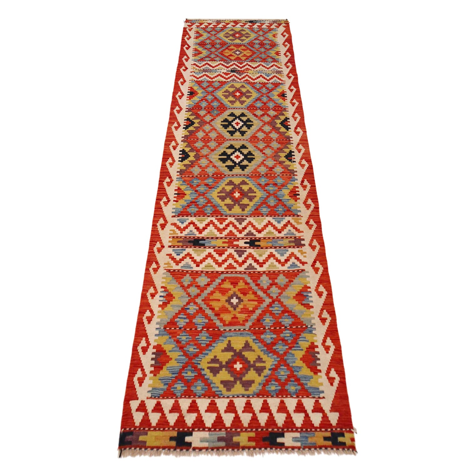 Vegetable Kilim Runner 2' 8" x 10' 3" (ft) - No. P36403