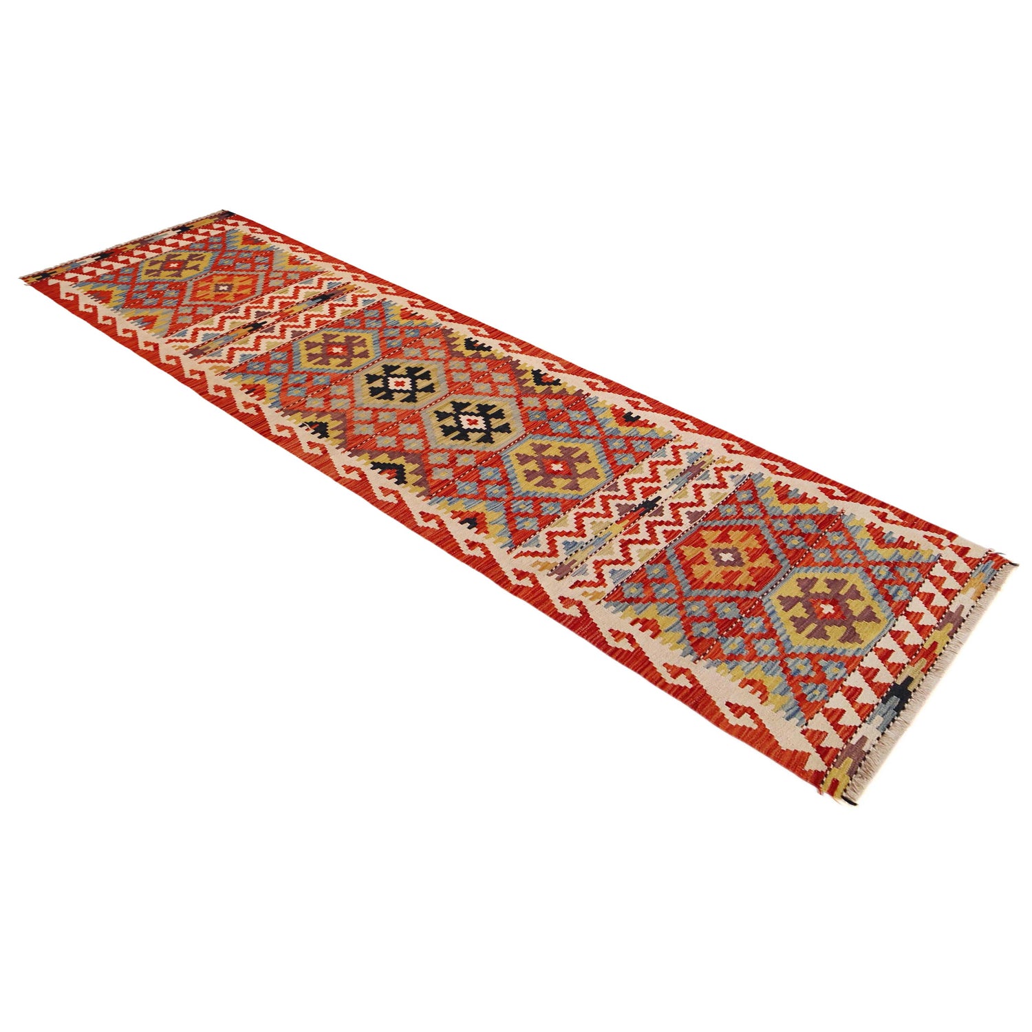 Vegetable Kilim Runner 2' 8" x 10' 3" (ft) - No. P36403