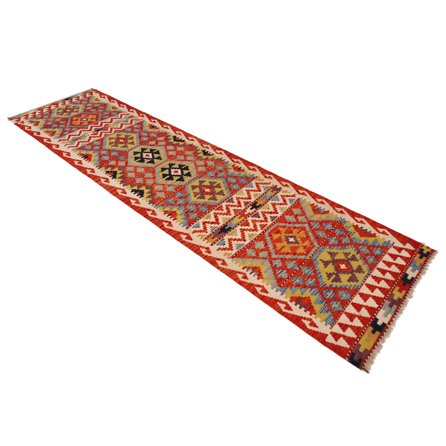 Vegetable Kilim Runner 2' 8" x 10' 3" (ft) - No. P36403