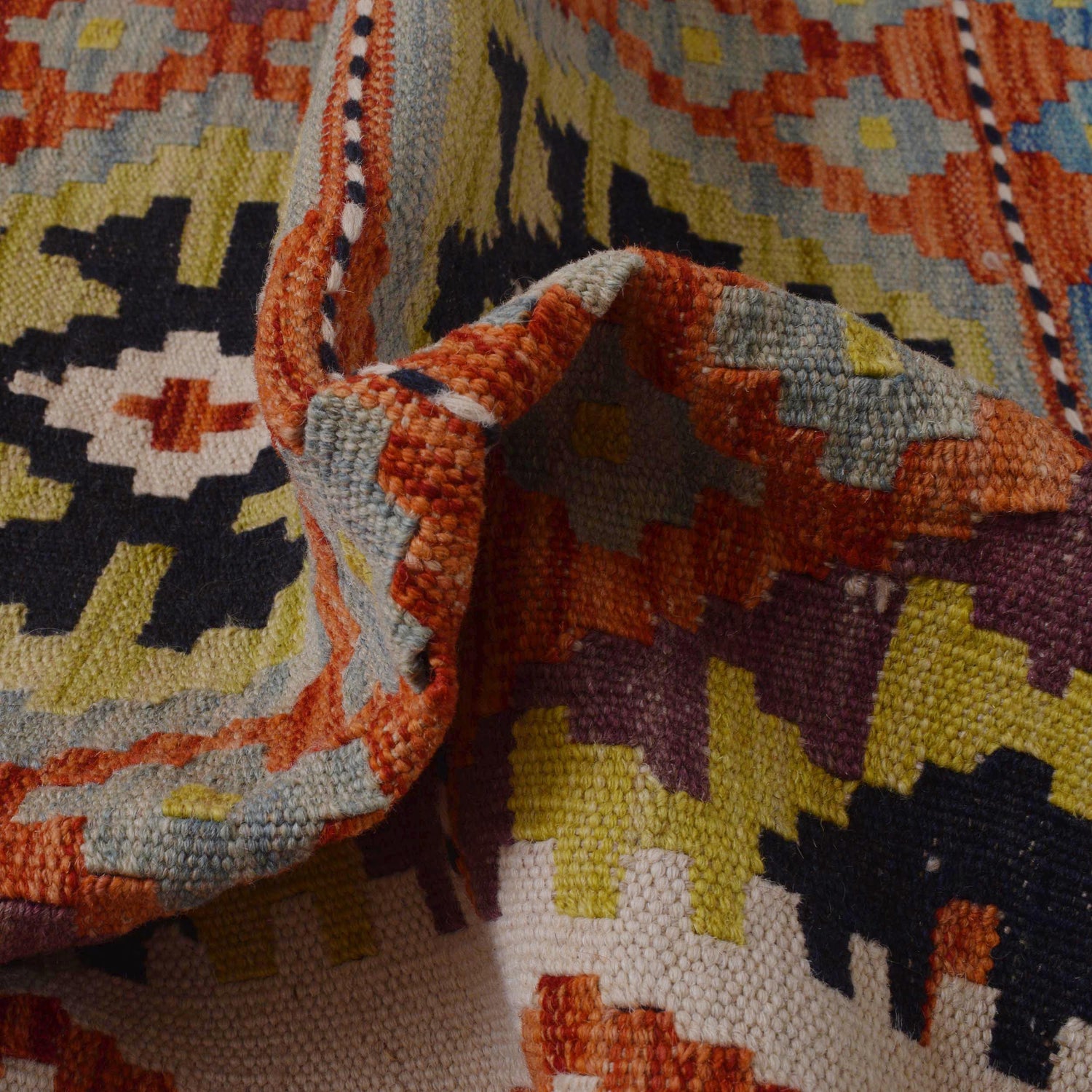 Vegetable Kilim Runner 2' 8" x 10' 3" (ft) - No. P36403