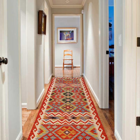 Vegetable Kilim Runner 2' 8" x 10' 3" (ft) - No. P36403