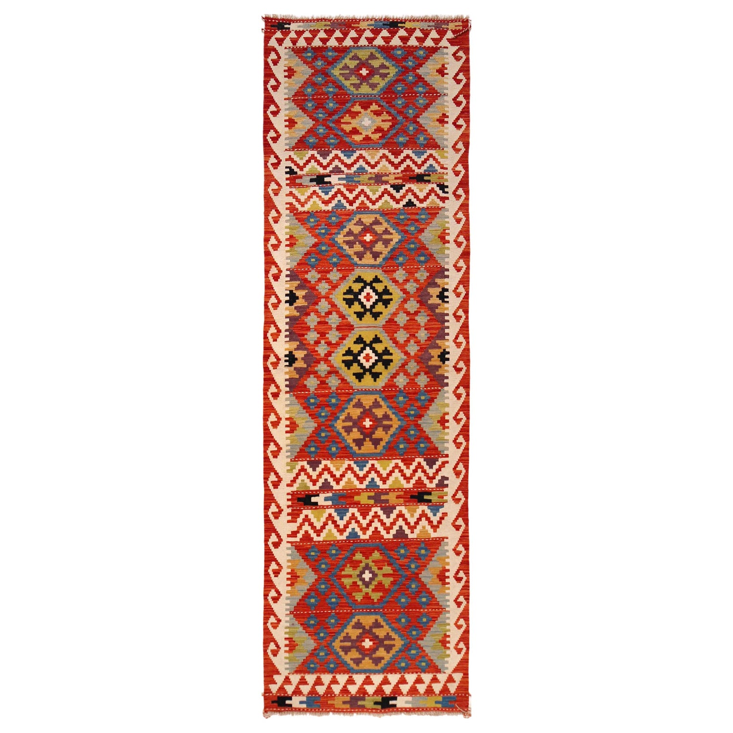 Vegetable Kilim Runner 2' 9" x 10' 0" (ft) - No. P36405